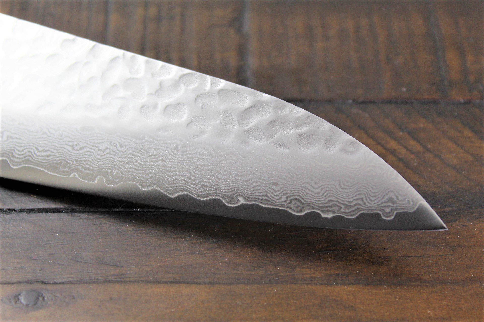 Sakai Takayuki 33-Layer Hammered Damascus 180mm Gyuto VG10 Stainless Steel - Image 4