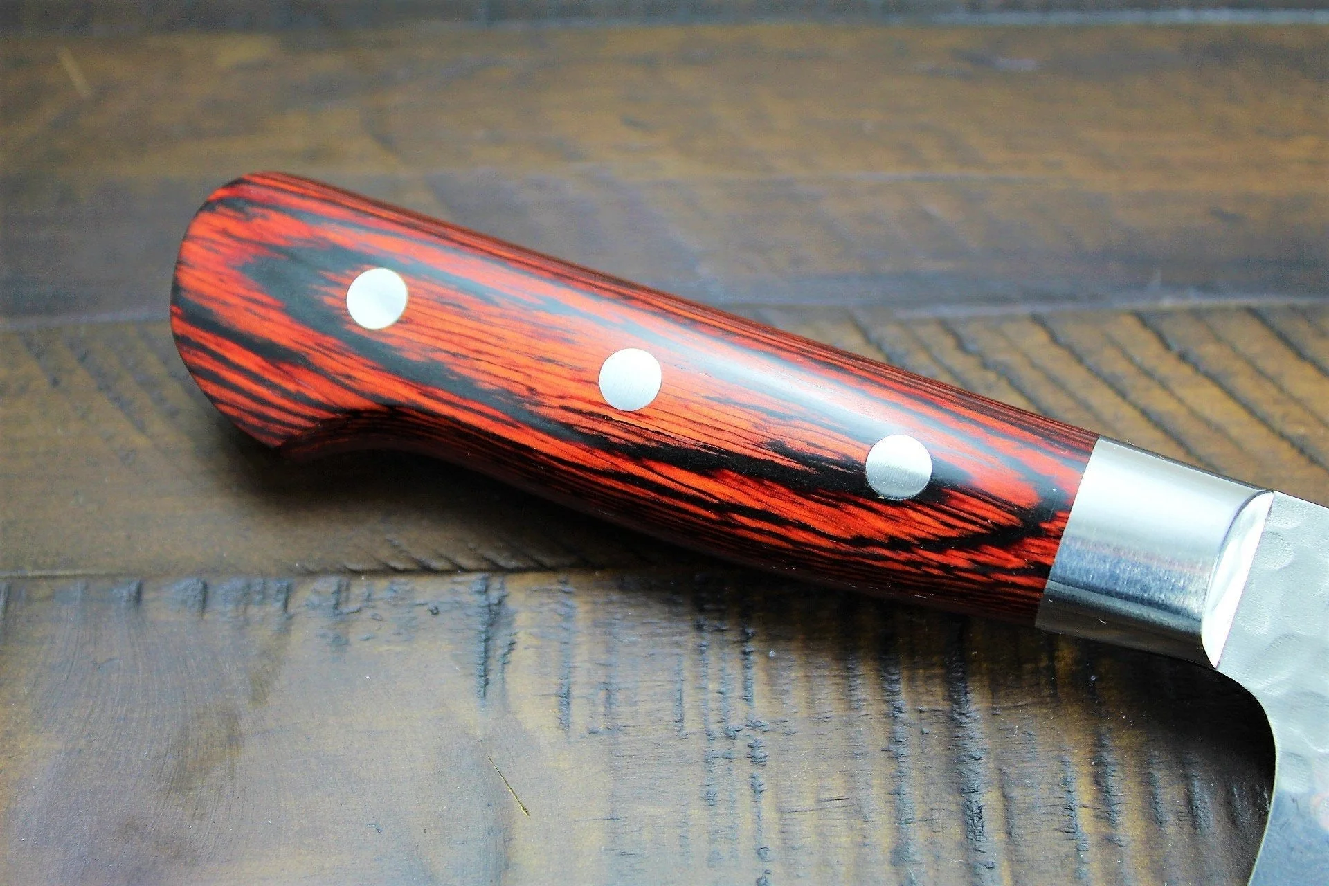 Sakai Takayuki 33-Layer Hammered Damascus 210mm / 240mm Gyuto - VG10 Stainless Steel - Image 3