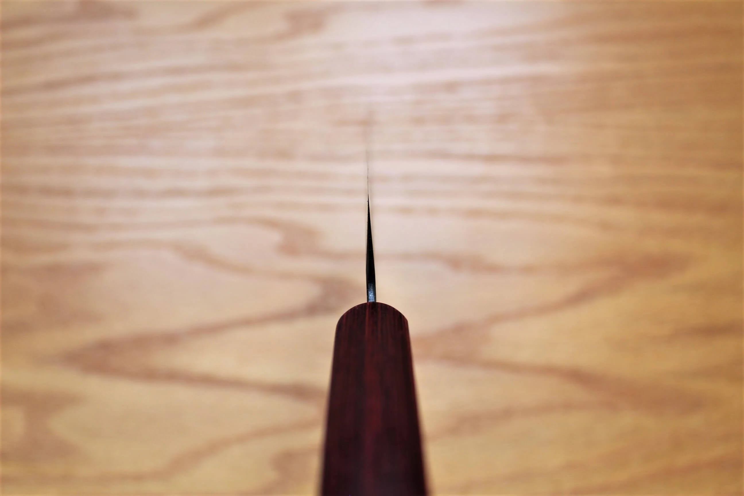 Fujiwara Yasuhiko Aogami Super / Blue Super Steel Nakiri 165 mm / 6.5" Red Handle - Image 6