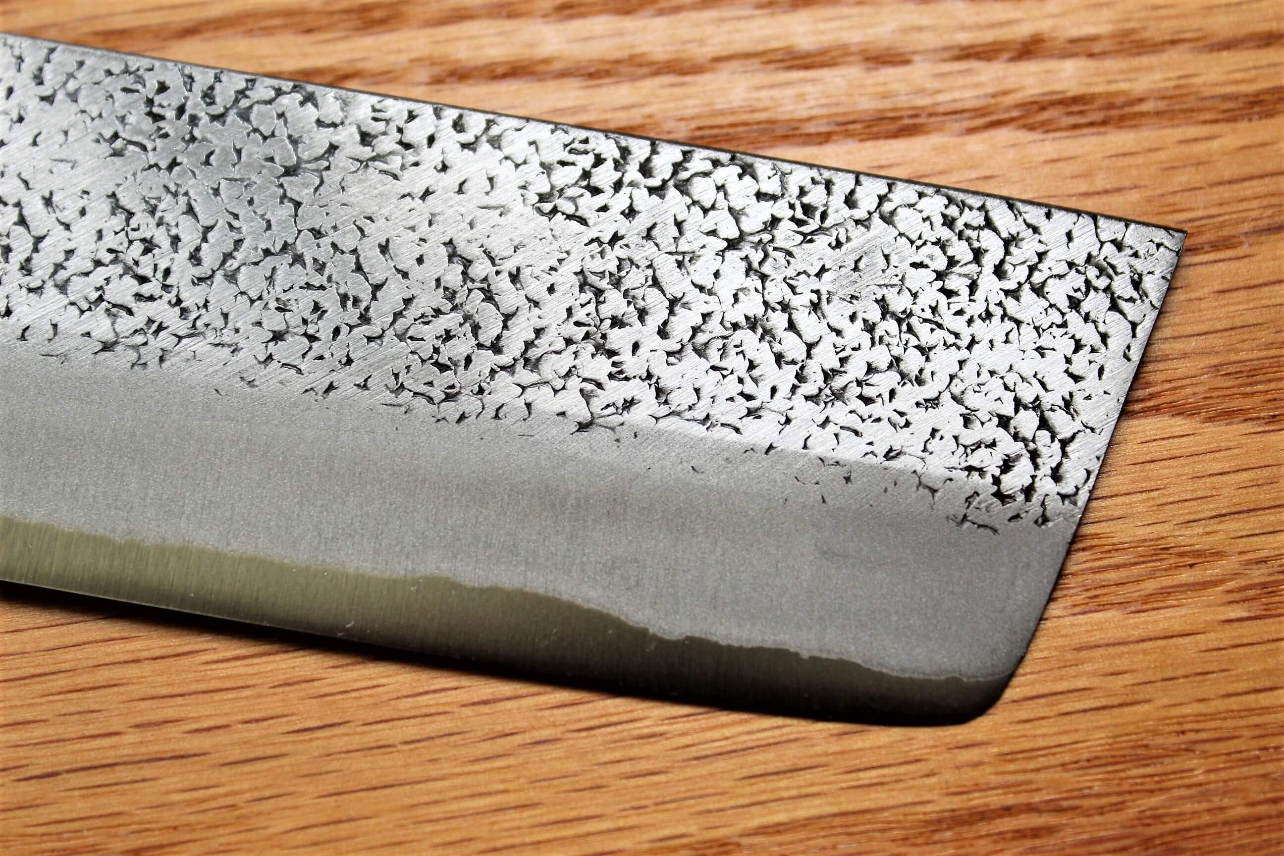 Fujiwara Yasuhiko Aogami Super / Blue Super Steel Nakiri 165 mm / 6.5" Red Handle - Image 7
