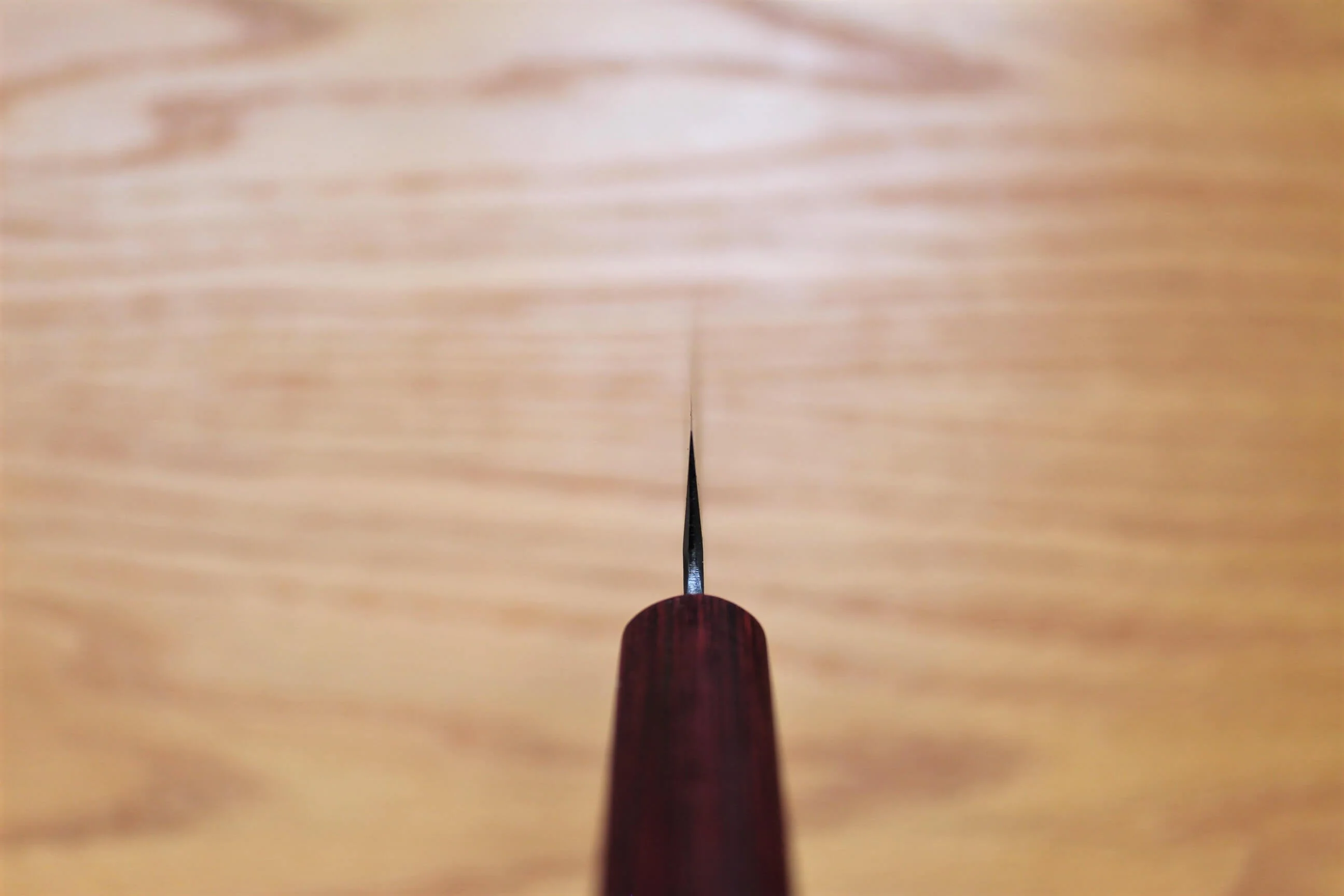 Fujiwara Yasuhiko Aogami Super / Blue Super Steel Petty 150 mm / 5.9" Red Handle - Image 7