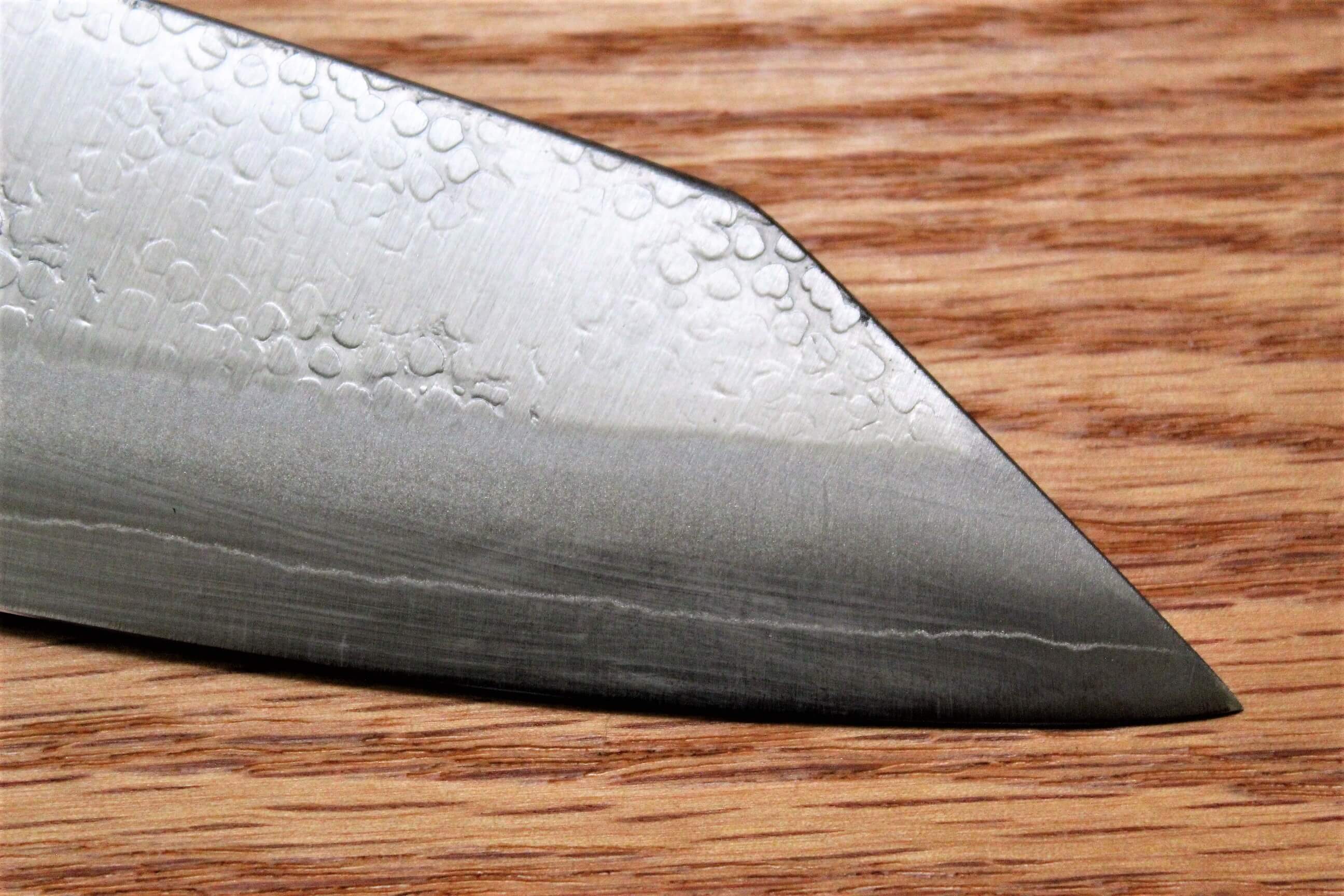 Fujiwara Yasuhiko Ginsan Kiritsuke with Oak Handle 165mm / 6.5" Oak Handle - Image 4