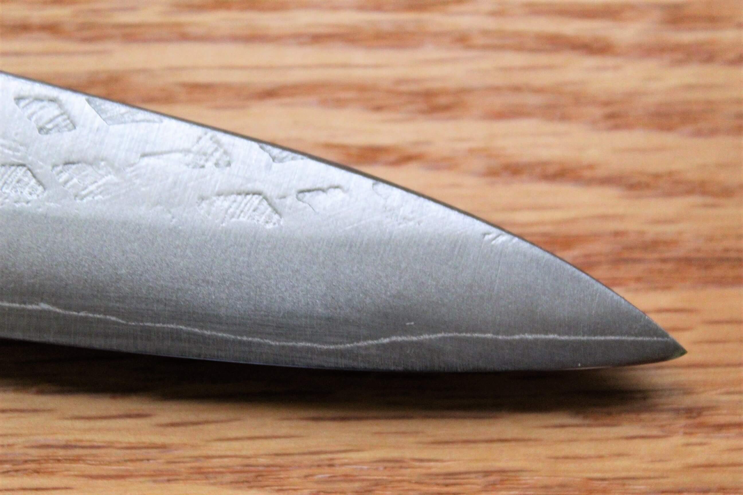 Fujiwara Yasuhiko VG-10 Petty with Oak Handle 150mm / 5.9" Oak Handle - Image 6