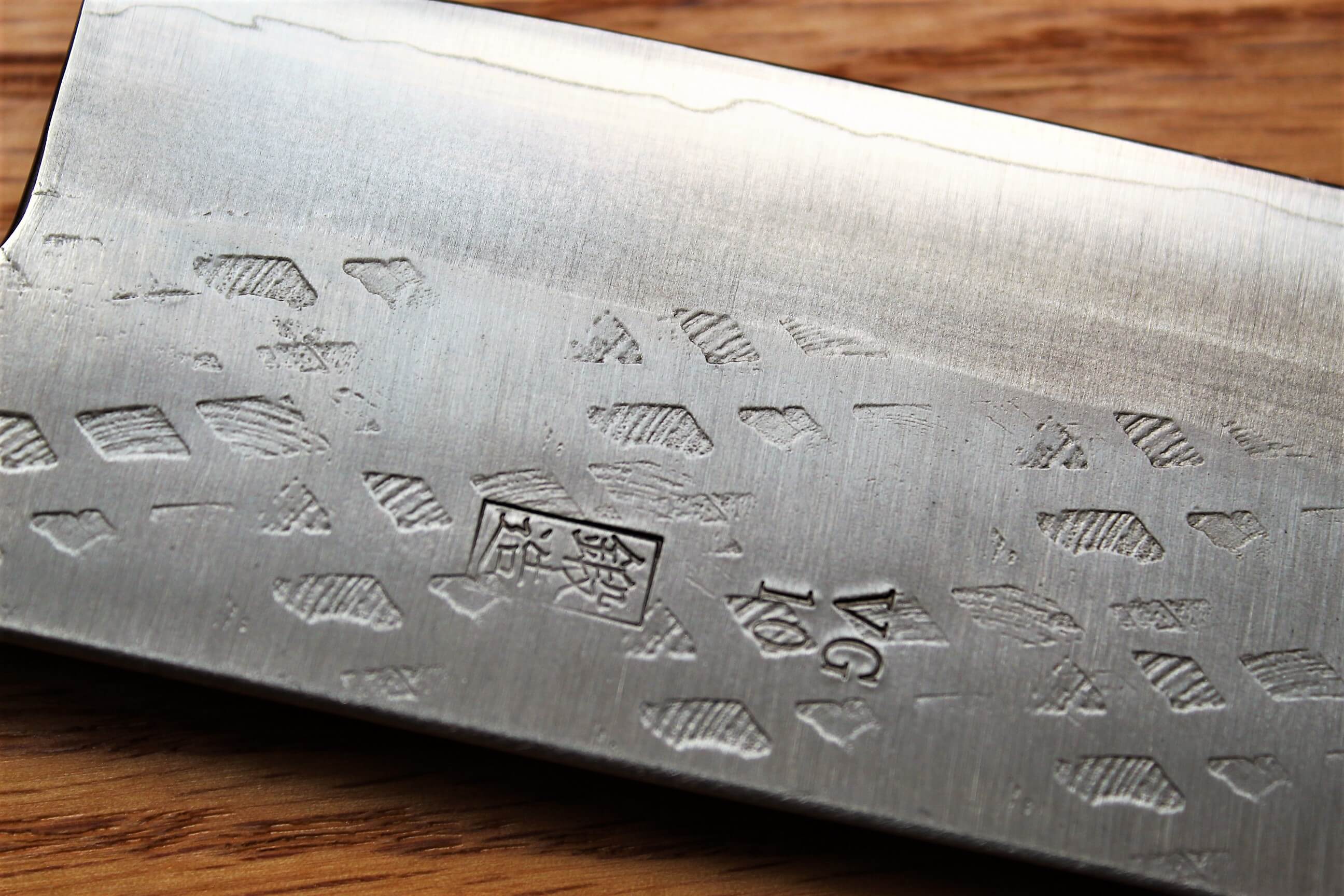 Fujiwara Yasuhiko VG-10 Nakiri with Oak Handle 165mm / 6.5" Oak Handle - Image 6