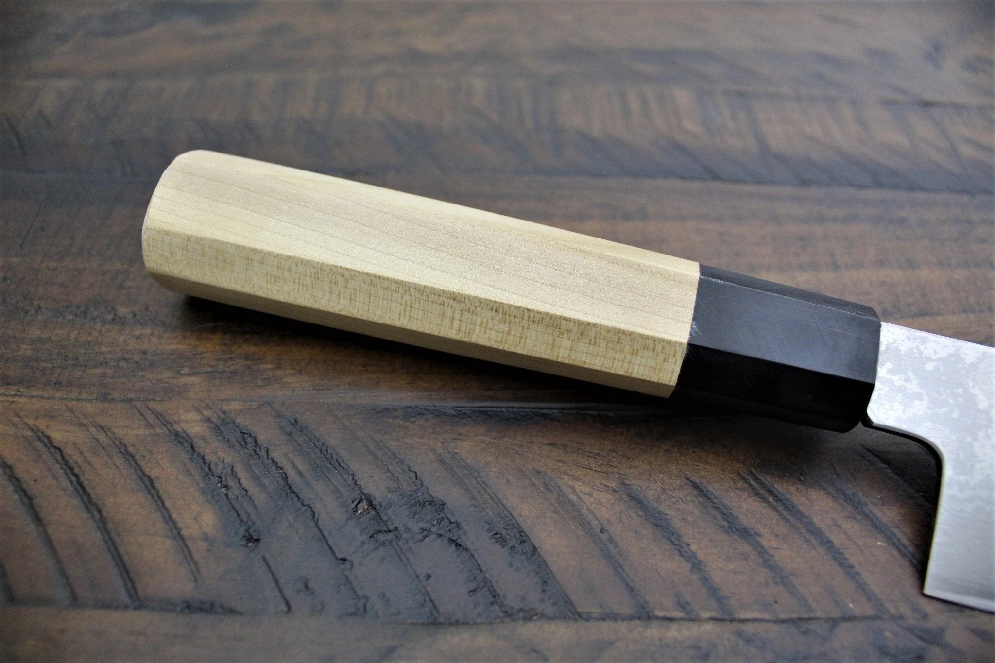 Sakai Takayuki Ginsan Damascus 210mm Gyuto - Silver #3 Stainless Steel - Image 3