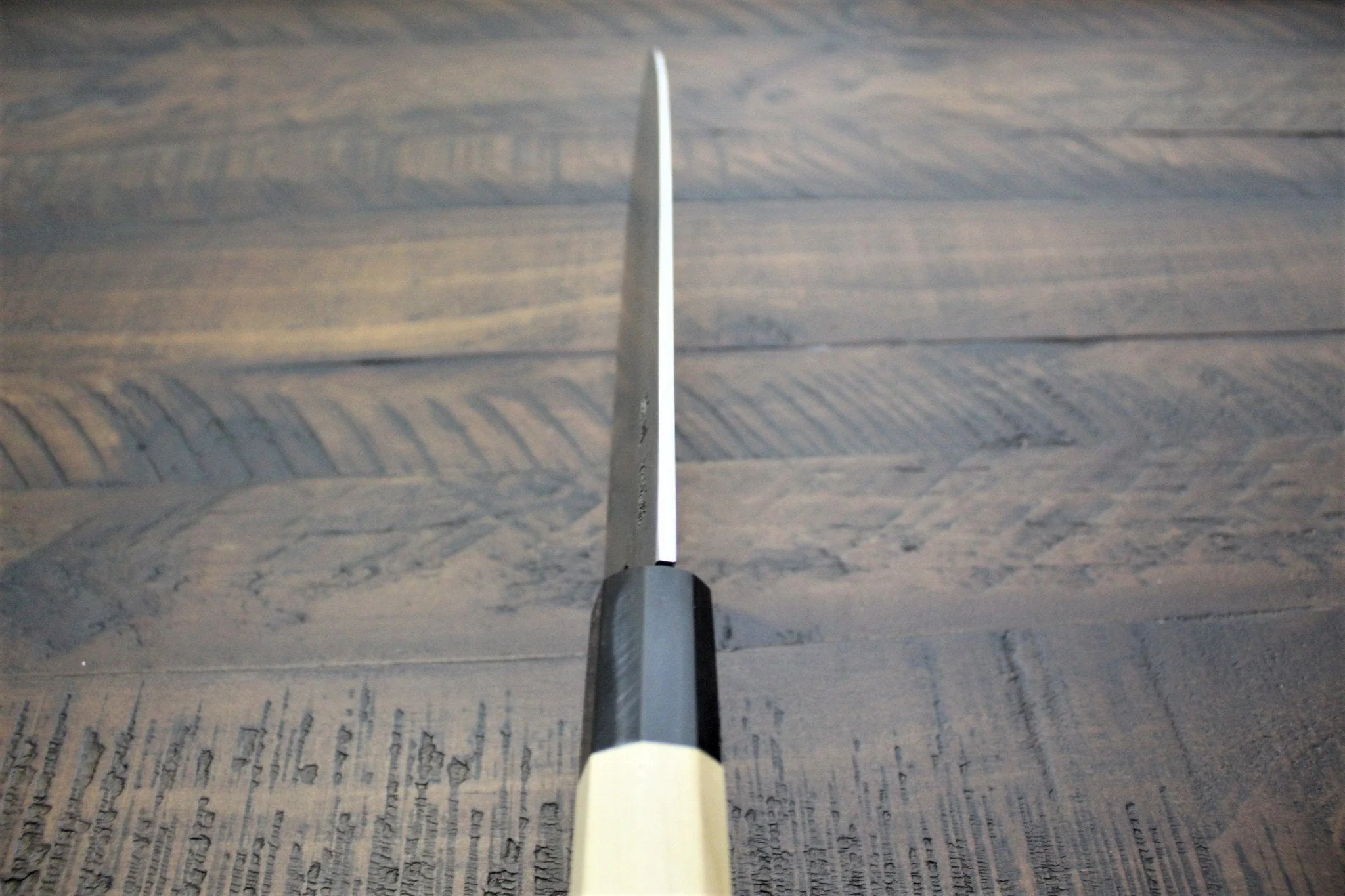 Sakai Takayuki Ginsan Damascus 210mm Gyuto - Silver #3 Stainless Steel - Image 7