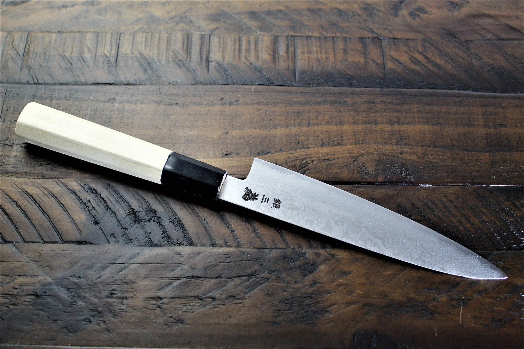 Sakai Takayuki Ginsan Damascus Petty Knife 150mm (5.9") - Image 5