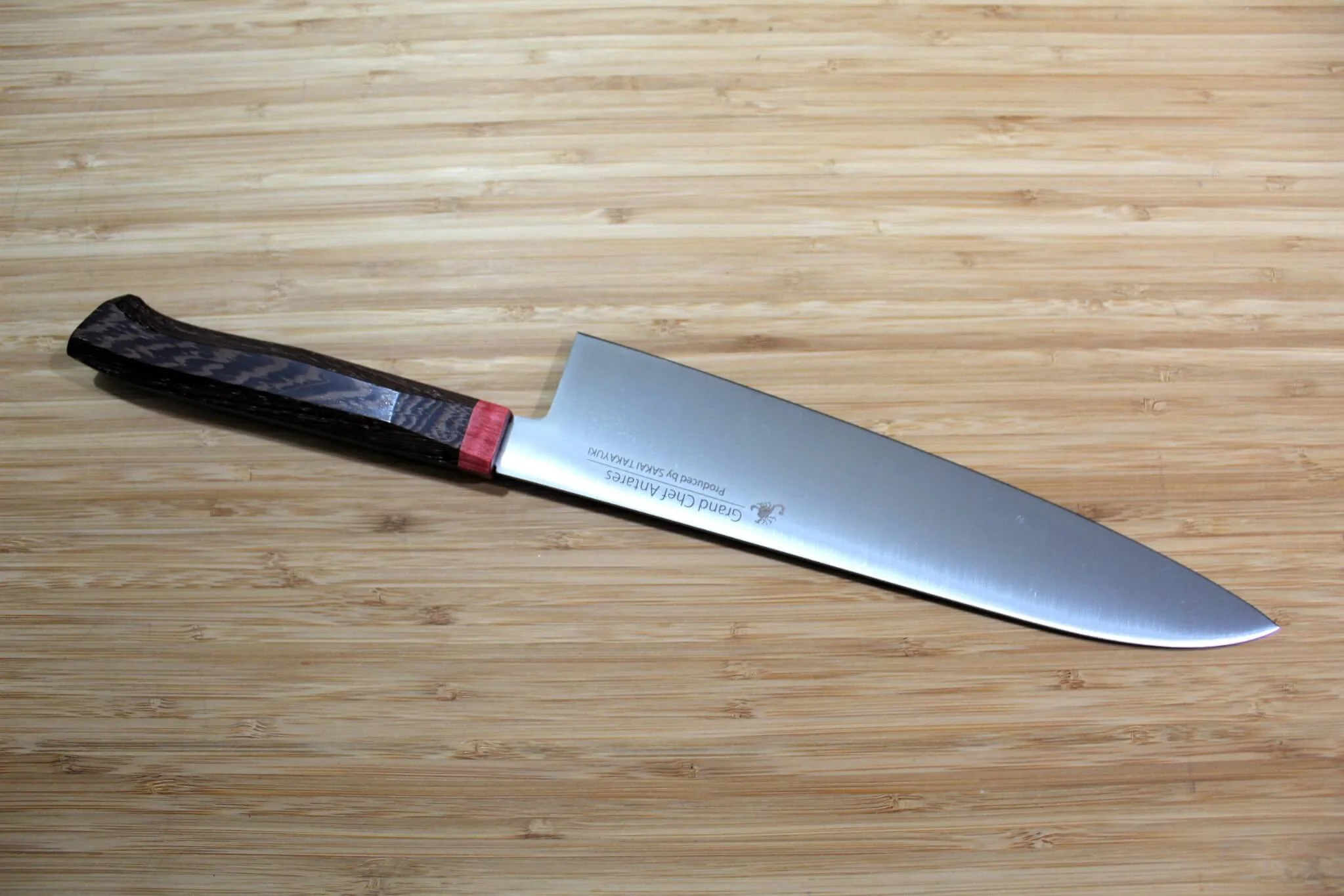 Sakai Takayuki Grand Chef Antares 240mm Gyuto - Bohler-Uddeholm Swedish Steel - Image 5