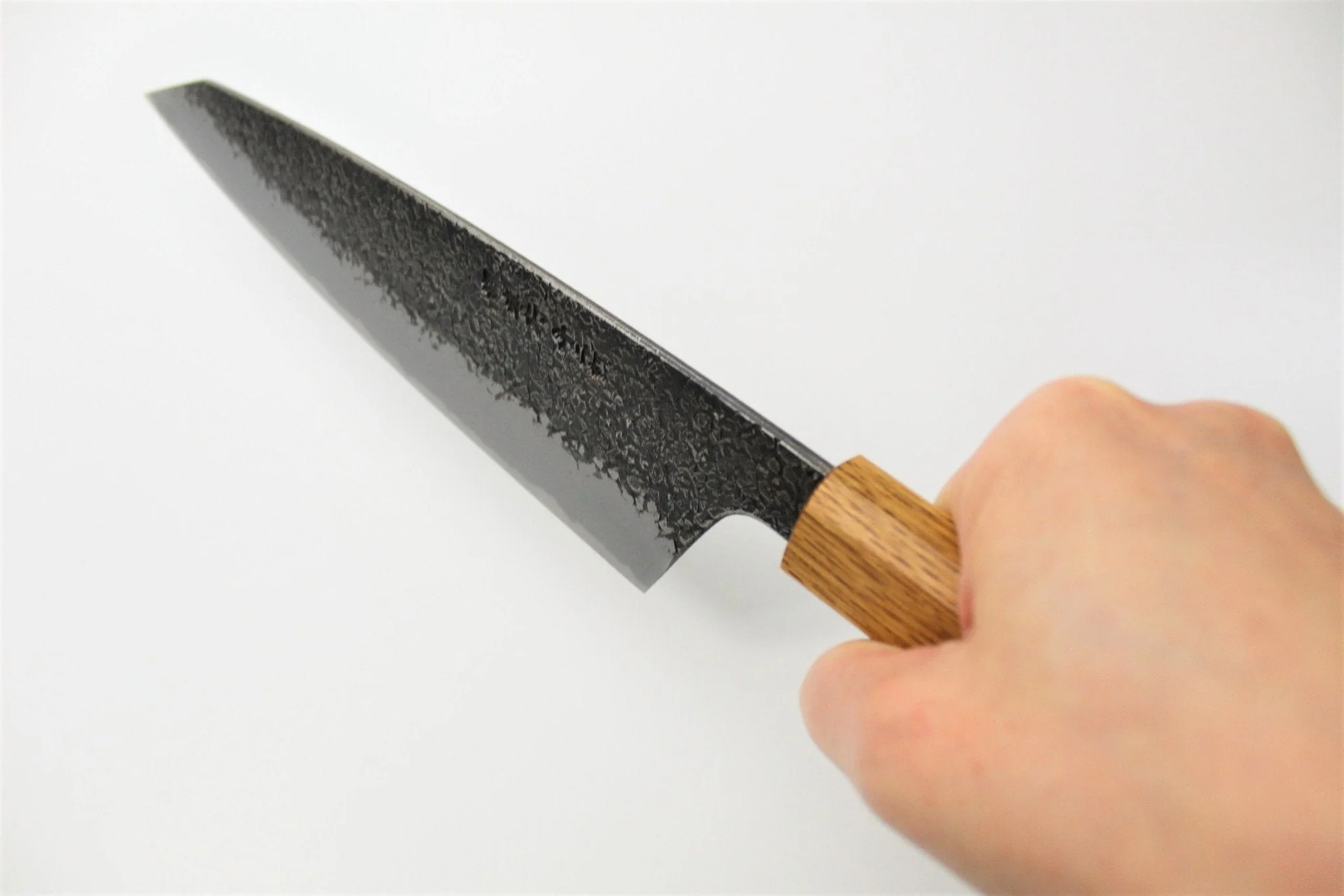 Sakai Takayuki Kengata Gyuto Homura Guren Aoniko / Blue Steel #2 225mm  (8.9") Japanese Chef Knife - Image 12