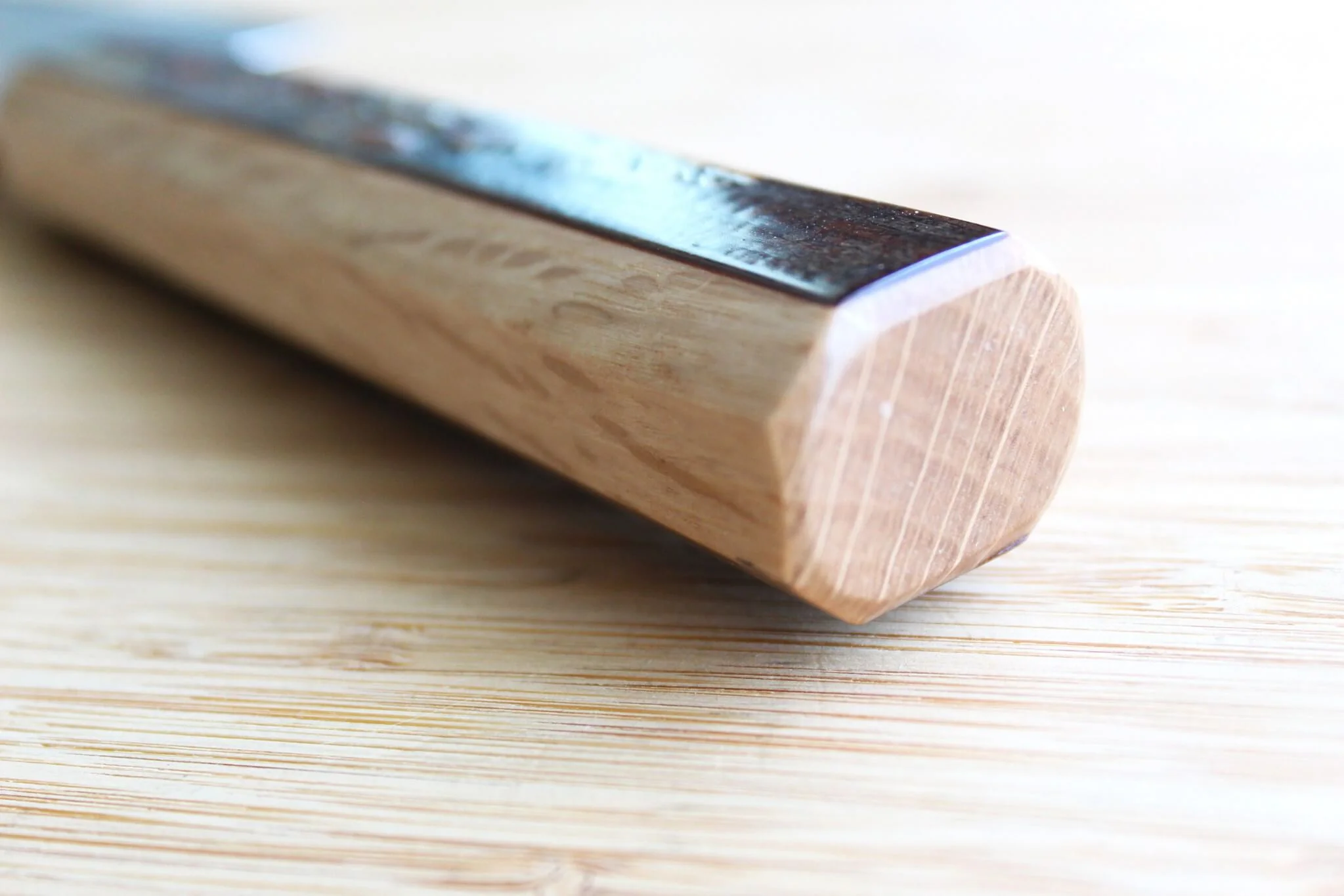 Hado Shiosai SG2 Powdered Stainless 135mm Small Bunka - Cherry Bark Handle - Image 10