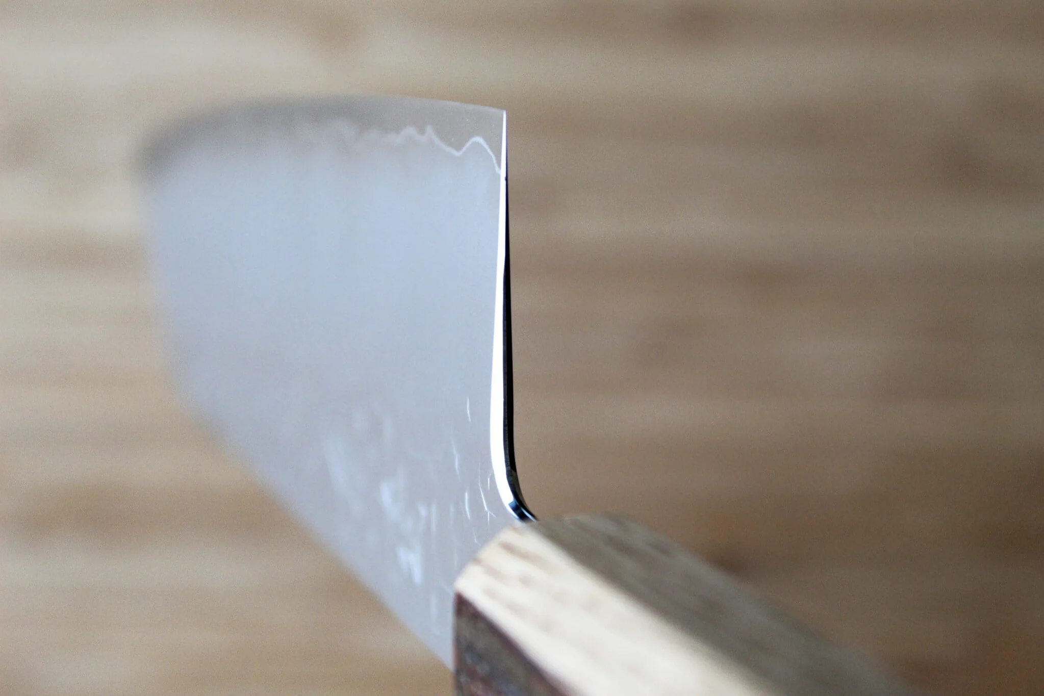 Hado Shiosai SG2 Powdered Stainless 180mm Bunka - Cherry Bark Handle - Image 8