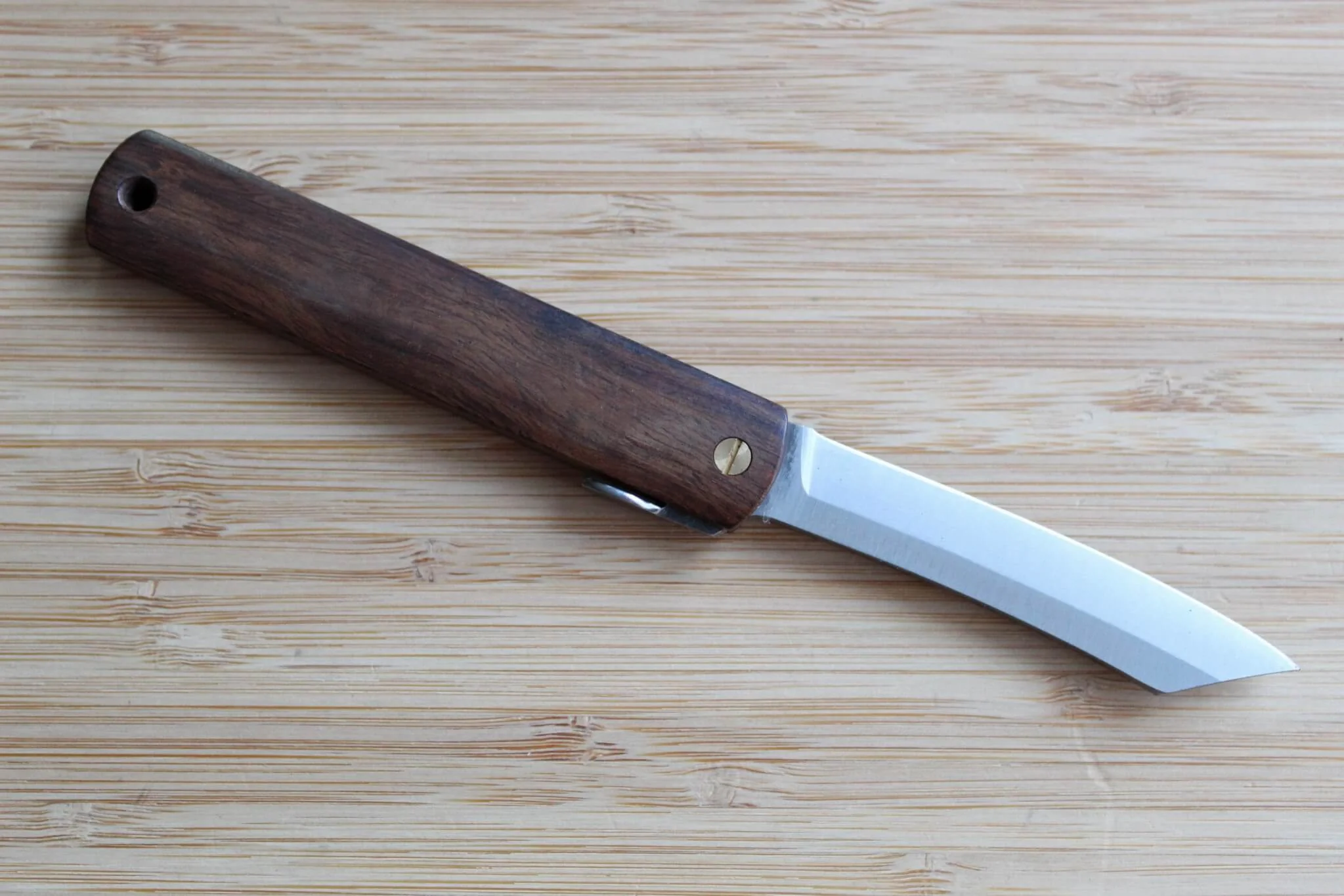 Higonokami Iron Wood Handle VG-10 Japanese Folding Pocket Knife - Image 6
