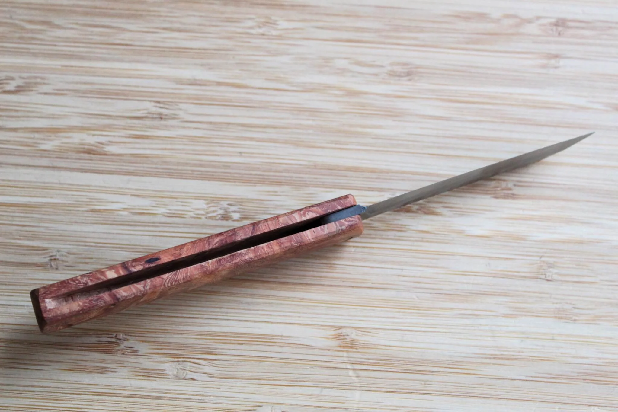 Higonokami Karin Quince Wood Handle VG-10 Japanese Folding Pocket Knife - Image 7