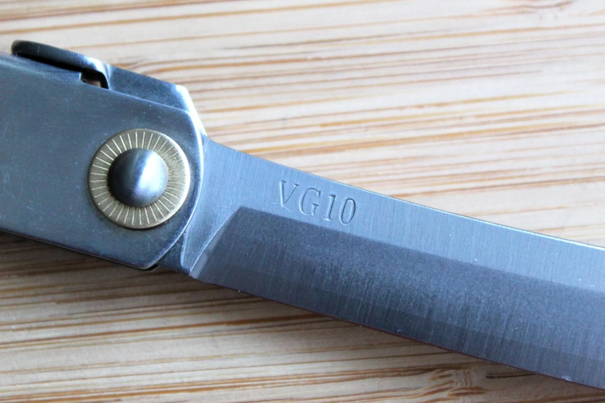 Higonokami Silver Handle VG-10 Japanese Folding Pocket Knife - Image 3
