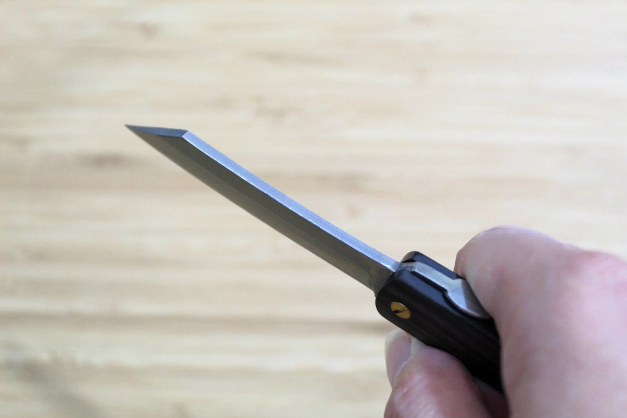 Higonokami Kokutan Ebony Handle VG-10 Japanese Folding Pocket Knife - Image 10