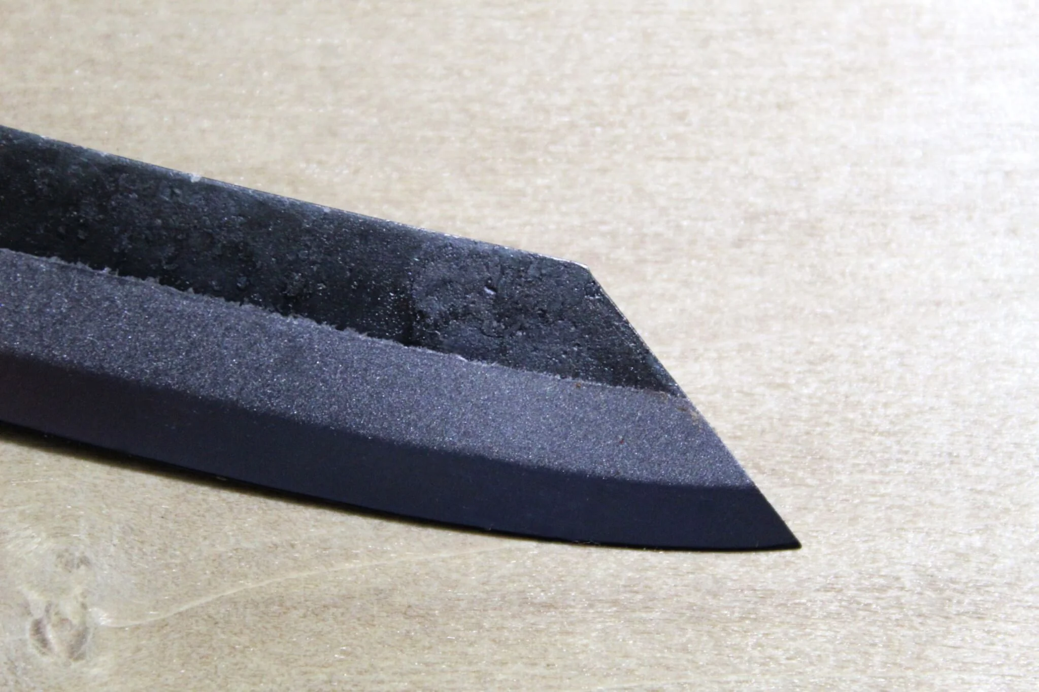 Higonokami Kabazaiku Sakura Cherry Bark Aoniko (Blue Steel #2) Folding Pocket Knife - Image 4