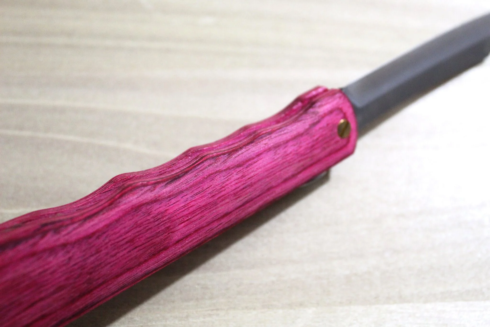 Higonokami Woody VG10 Japanese Folding Pocket Knife Beni (Red) - Image 7