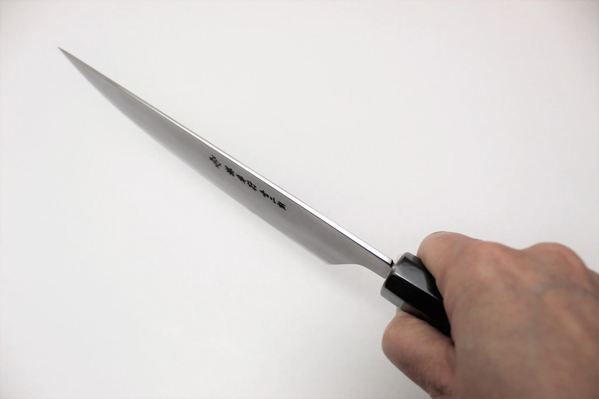 Sakai Takayuki Homura Kogetsu Gyuto with Saya 210mm (8.3") - Aoniko / Blue Steel #2 - Image 10
