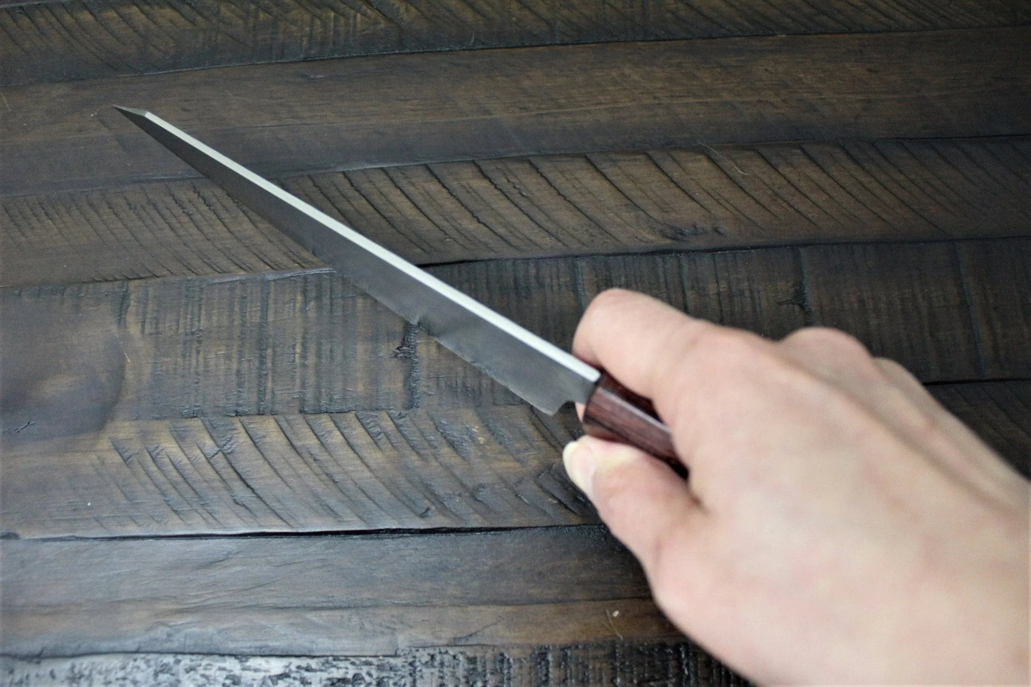 Sakai Takayuki Honesuki Boning Knife Japanese Handle 150mm / 180mm with Single Bevel - Image 9