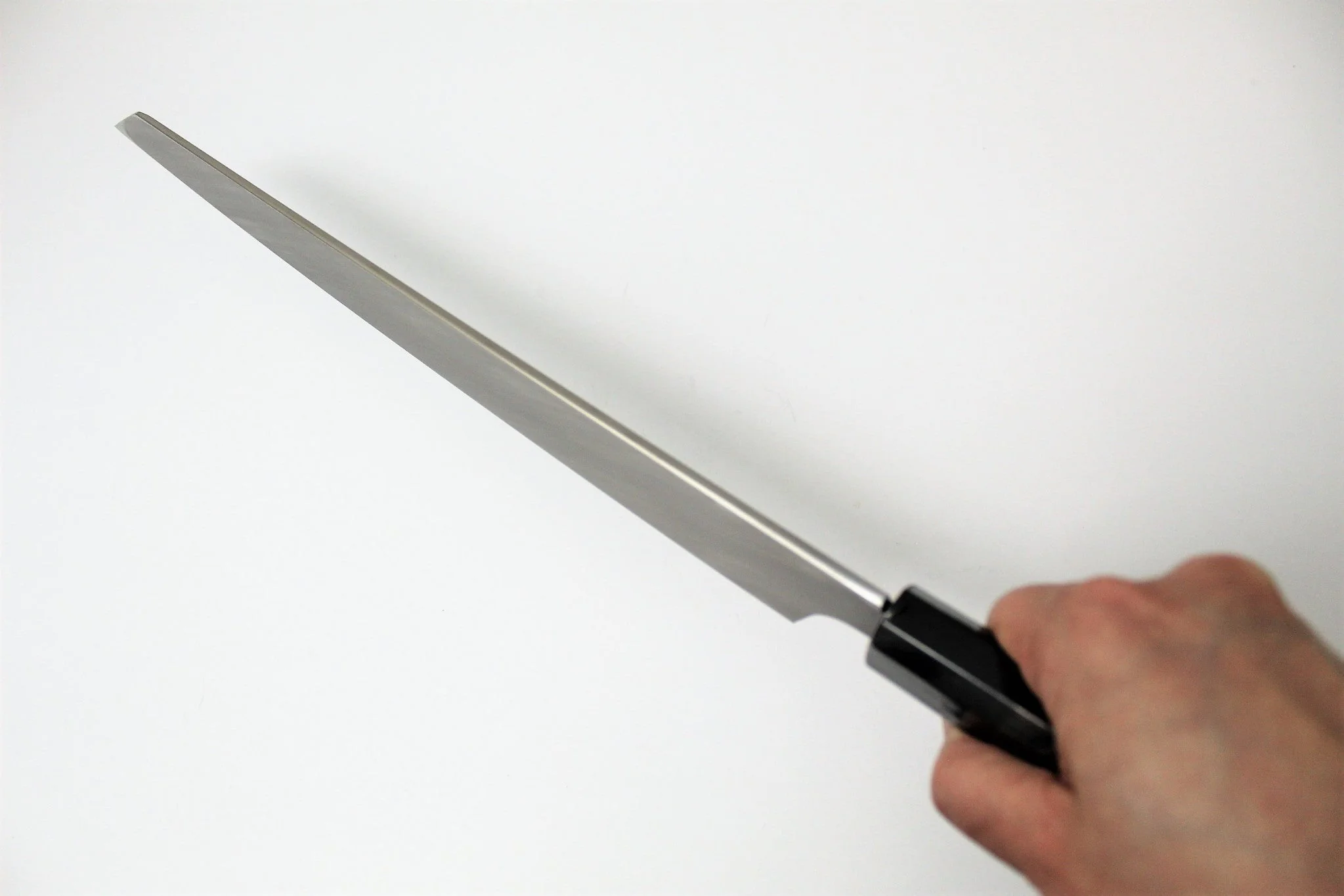 Sakai Takayuki Honyaki Shoryu Hien Kengata Yanagiba with Saya 300mm (11.8") VG-10 Slicer - Image 7