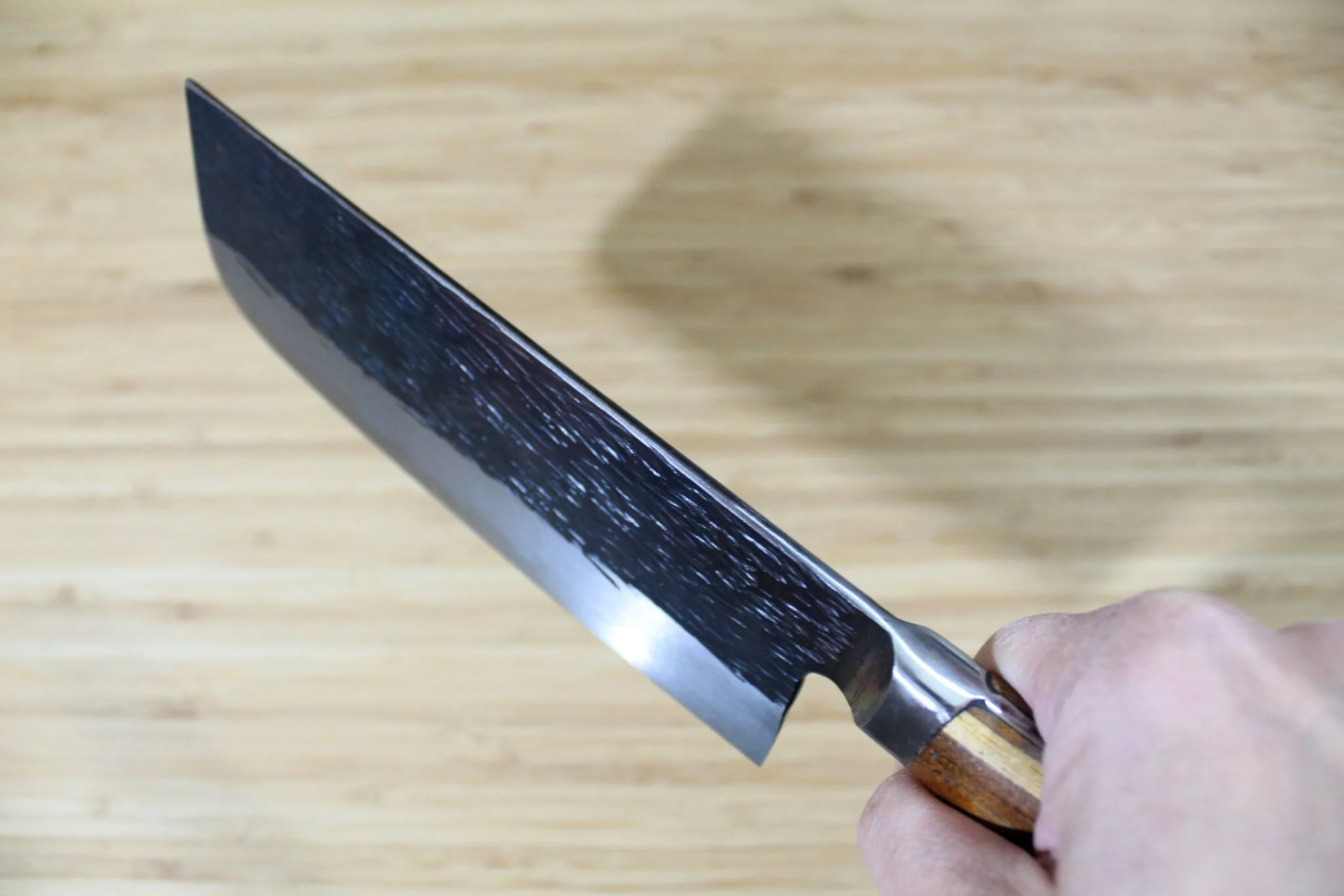 Isamitsu Shirogami #1 / White Steel #1 Nakiri 165 mm / 6.5" Japanese Pagoda Handle - Image 10
