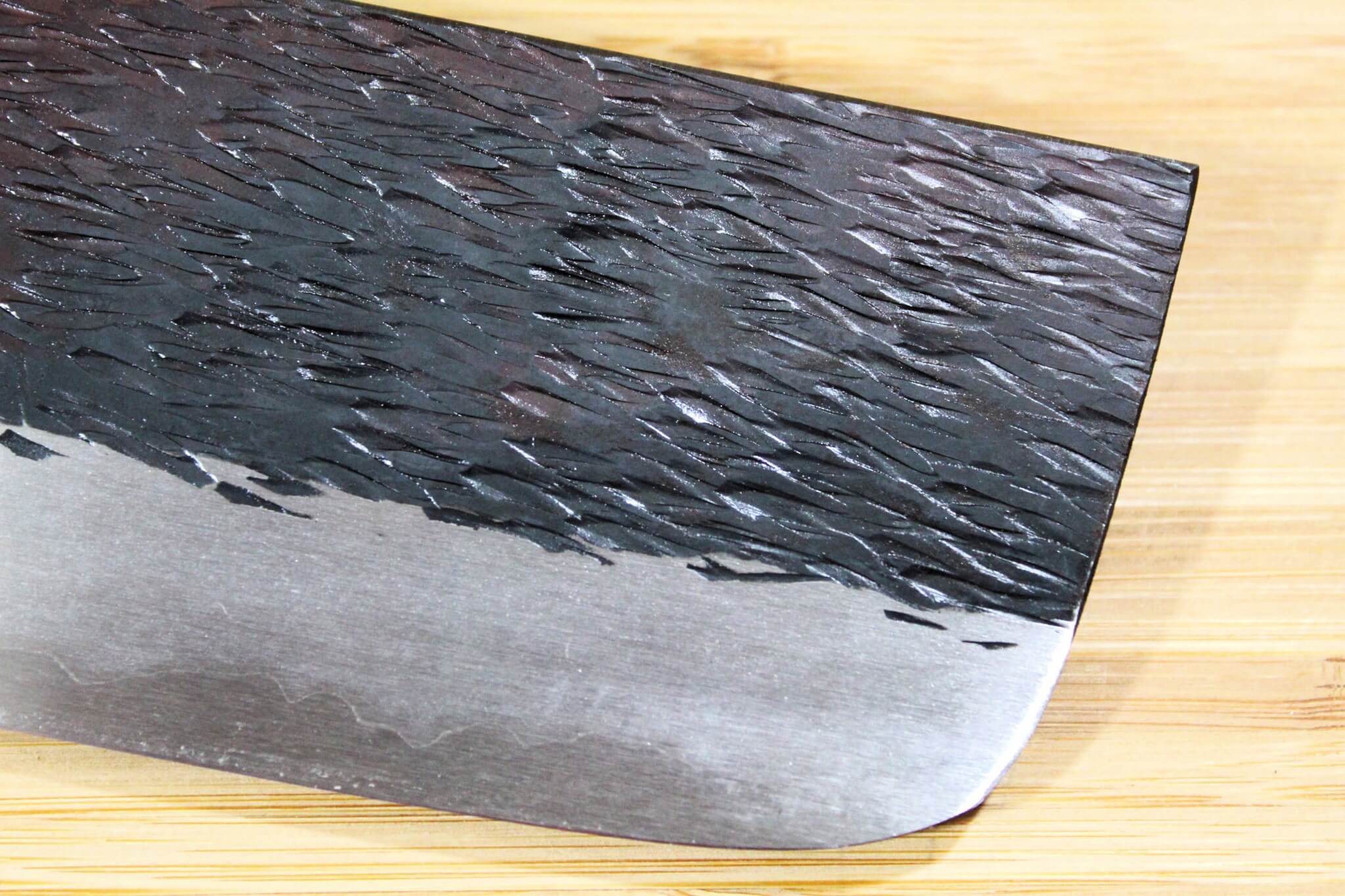 Isamitsu Shirogami #1 / White Steel #1 Nakiri 165 mm / 6.5" Japanese Pagoda Handle - Image 4