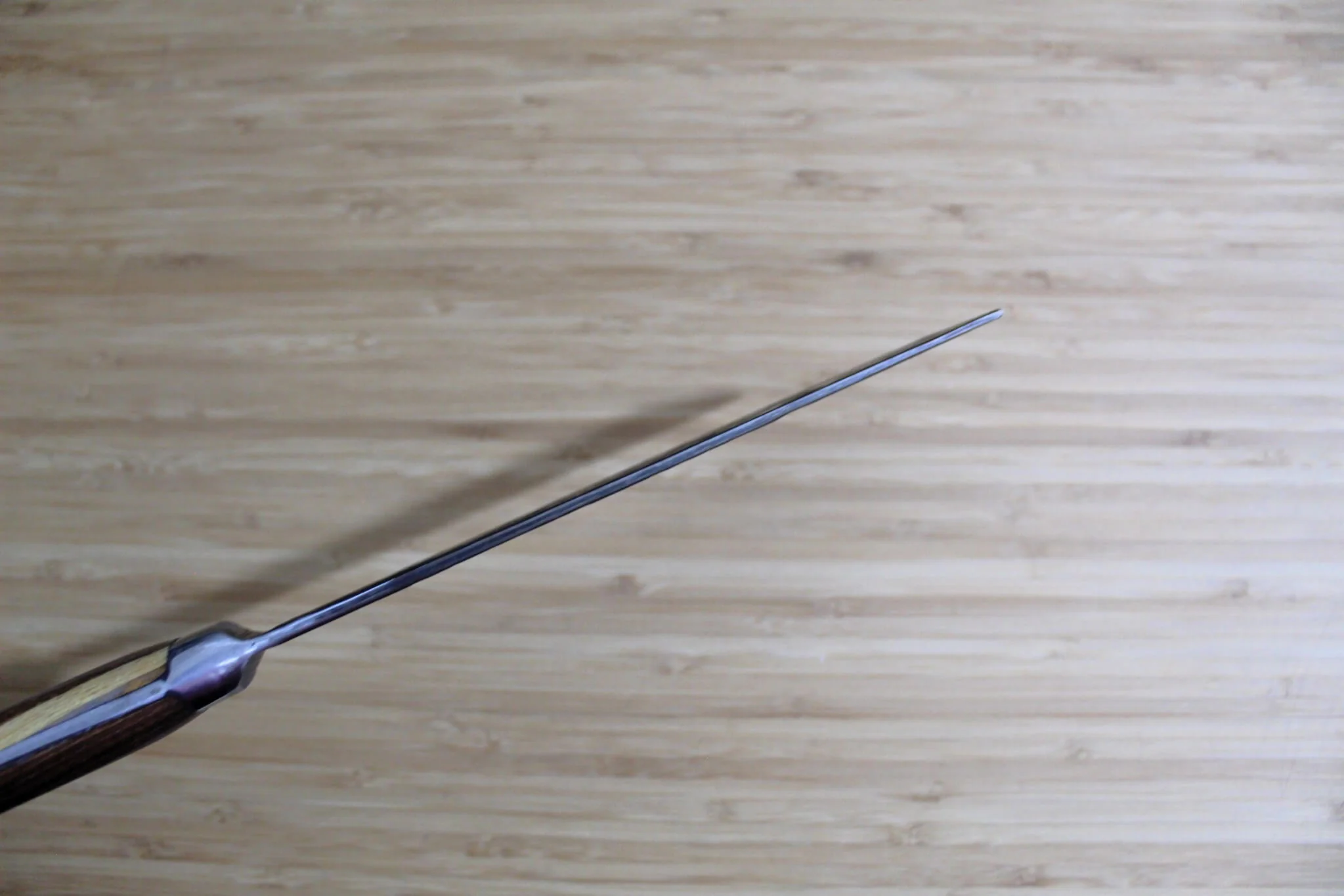 Isamitsu Shirogami #1 / White Steel #1 Nakiri 165 mm / 6.5" Japanese Pagoda Handle - Image 6