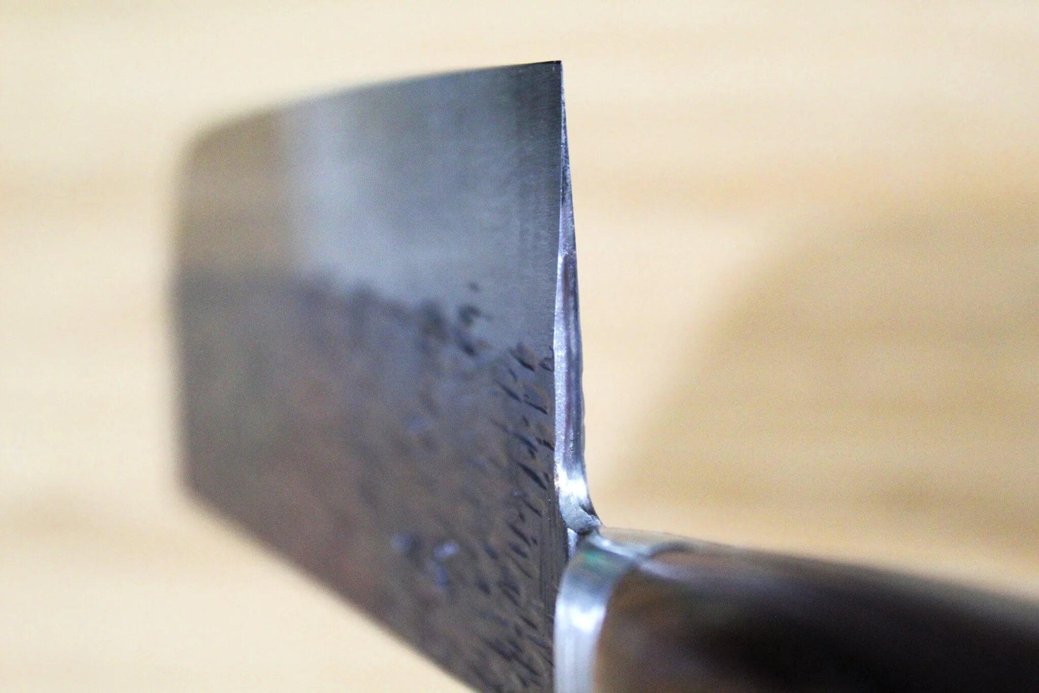Isamitsu Shirogami #1 / White Steel #1 Nakiri 165 mm / 6.5" Japanese Pagoda Handle - Image 8