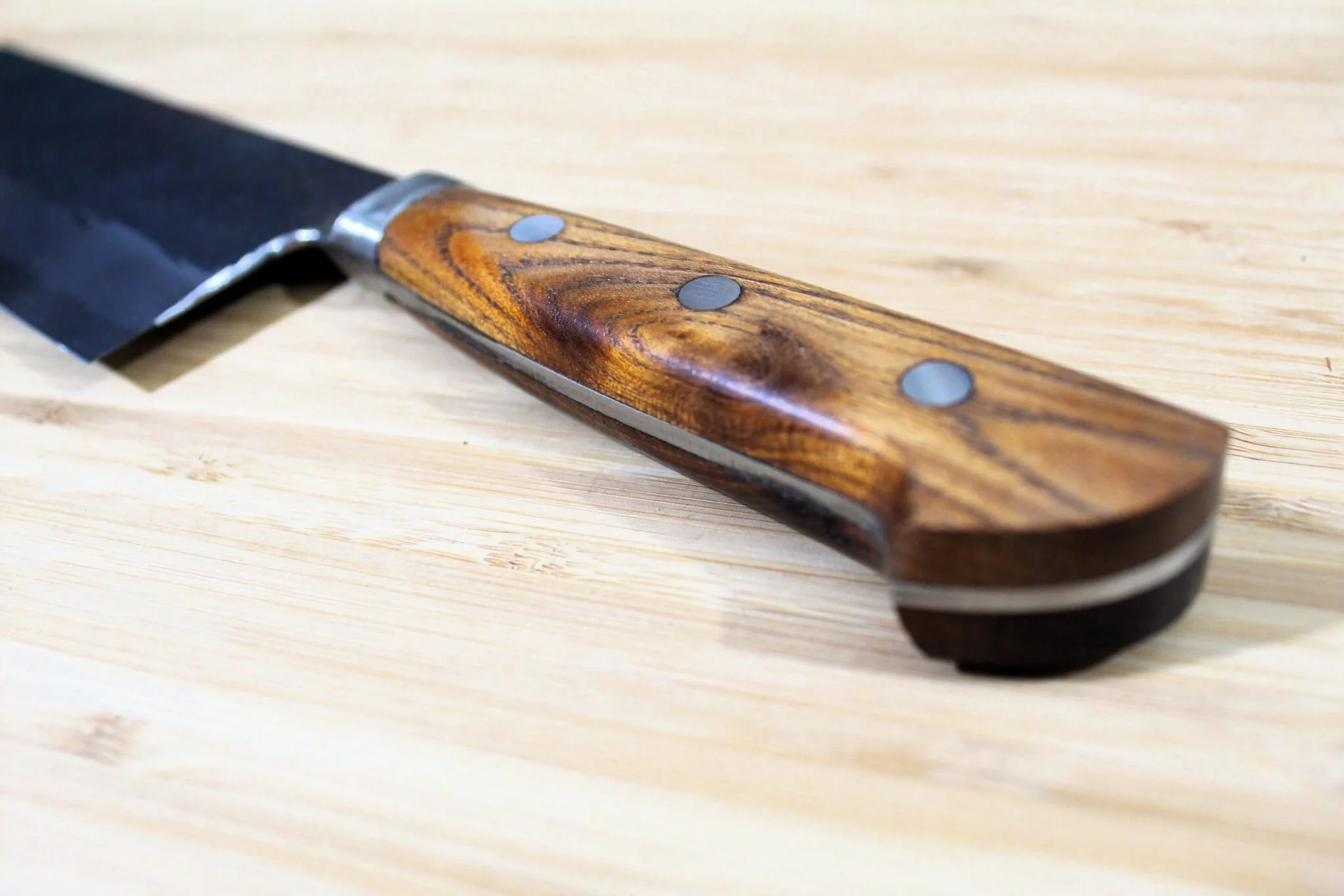 Isamitsu Shirogami #1 / White Steel #1 Nakiri 165 mm / 6.5" Japanese Pagoda Handle - Image 9