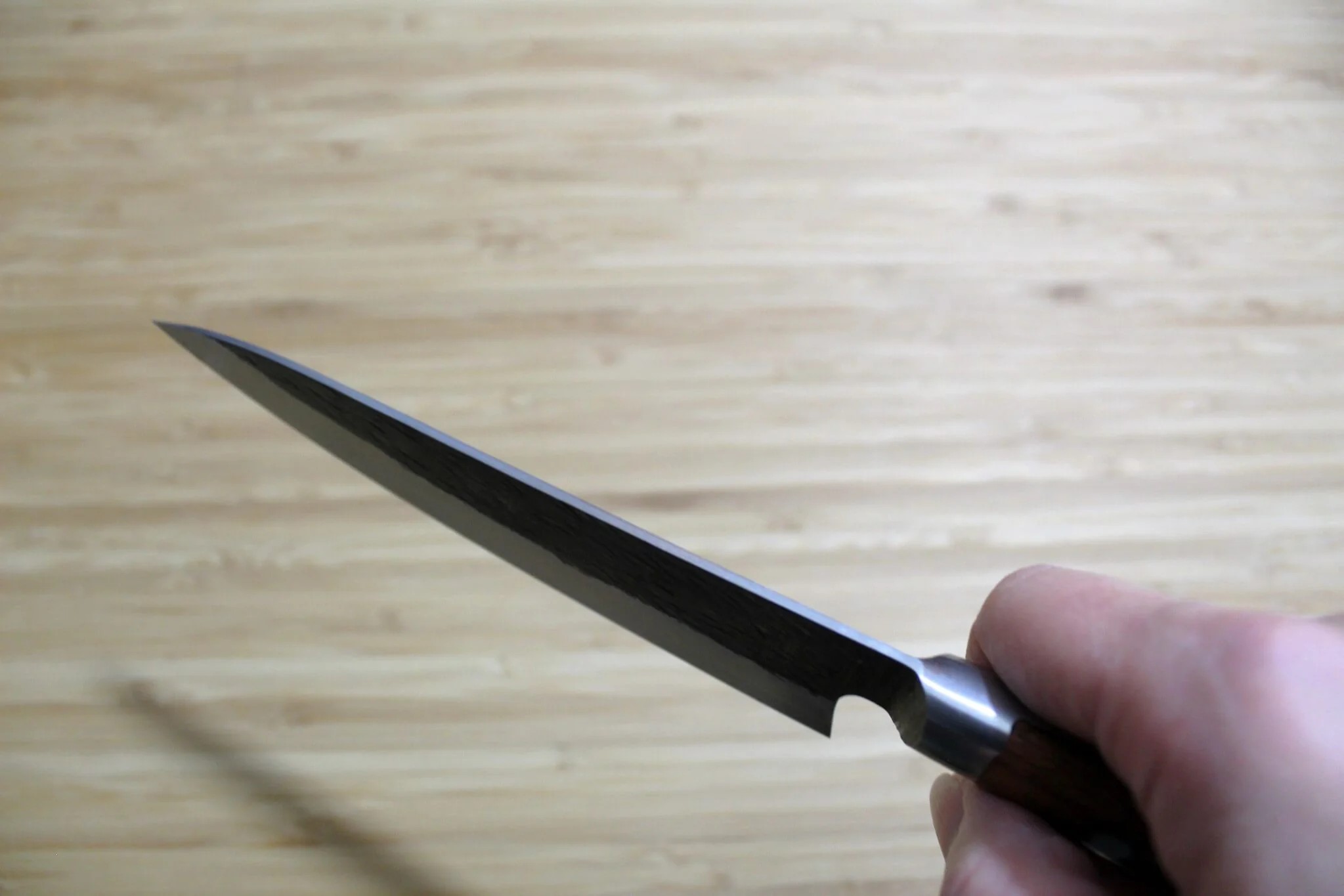 Isamitsu Shirogami #1 / White Steel #1 Petty 135 mm / 5.3" Maple Handle - Image 10
