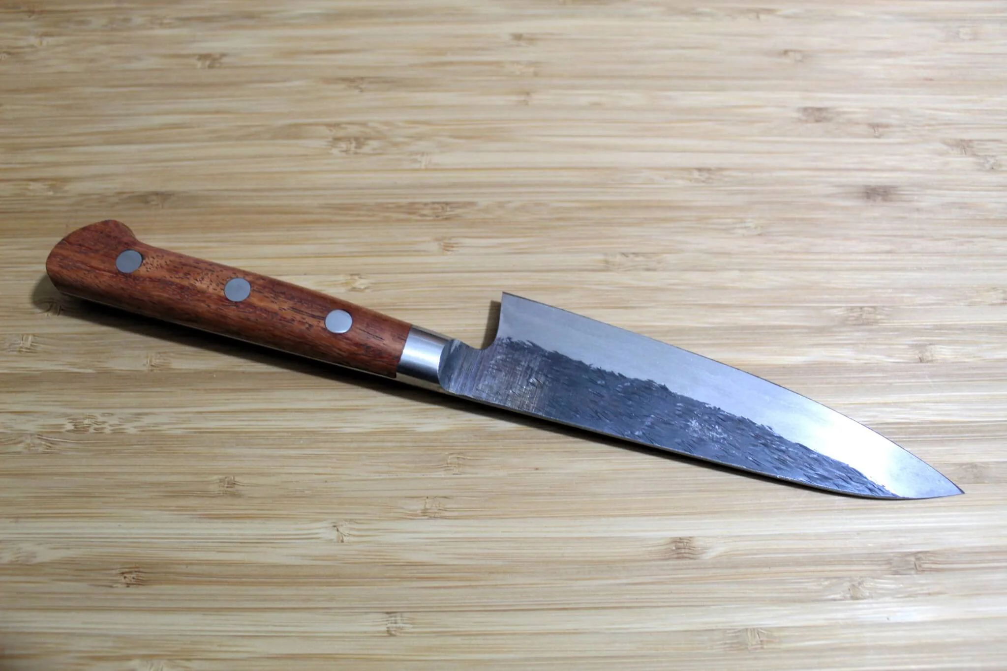 Isamitsu Shirogami #1 / White Steel #1 Petty 135 mm / 5.3" Maple Handle - Image 5