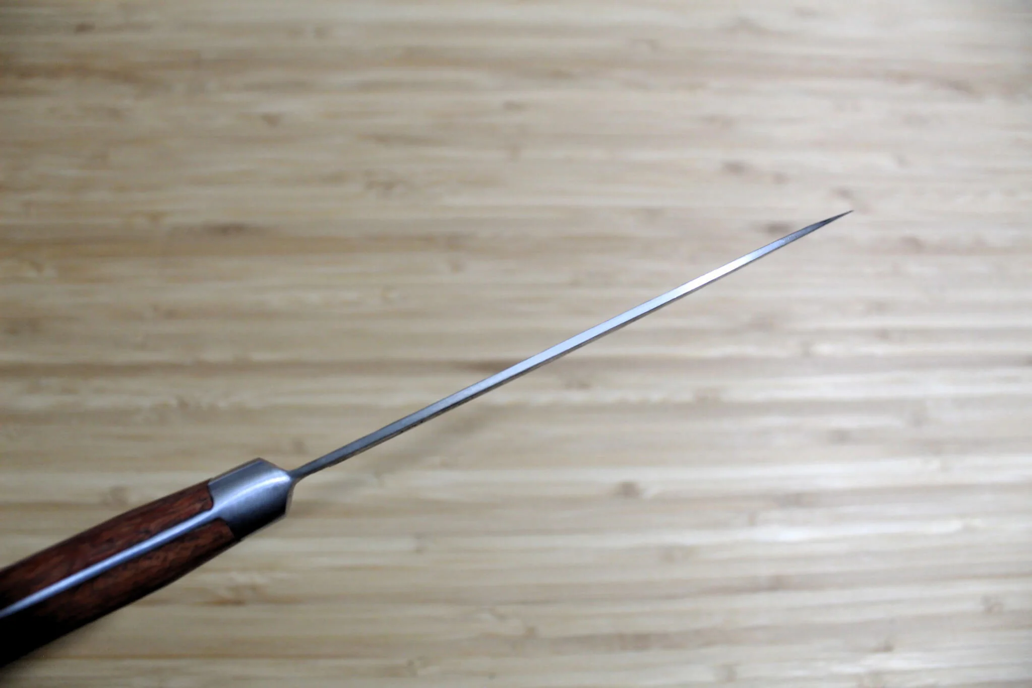 Isamitsu Shirogami #1 / White Steel #1 Petty 135 mm / 5.3" Maple Handle - Image 7