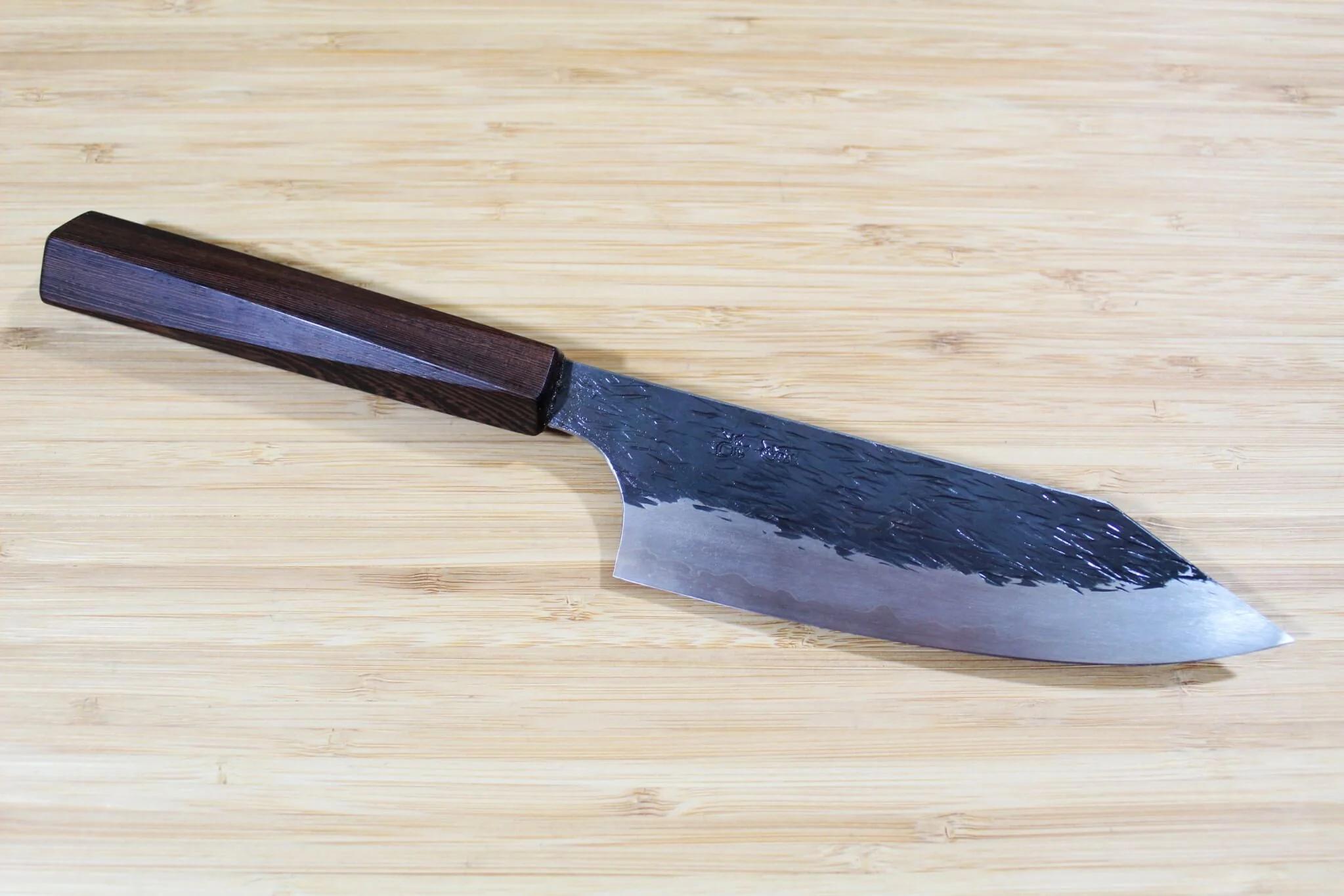 Isamitsu Shirogami #1 / White Steel #1 Petty Knife 150 mm / 5.9" Hasu-Seizo Exclusive Special Edition - Image 2