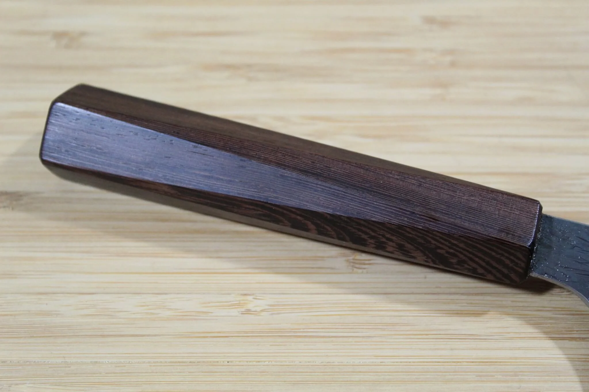 Isamitsu Shirogami #1 / White Steel #1 Petty Knife 150 mm / 5.9" Hasu-Seizo Exclusive Special Edition - Image 3