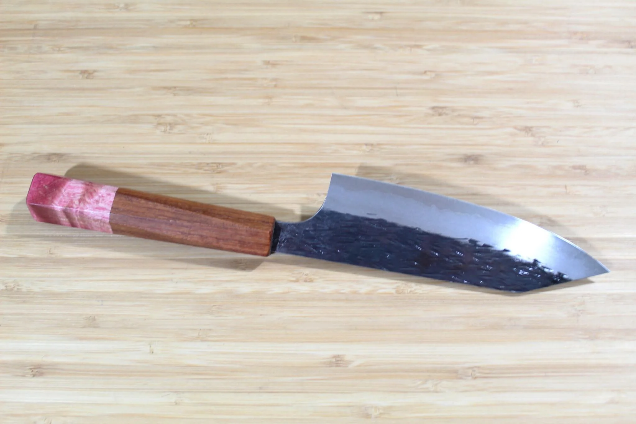 Isamitsu Shirogami #1 / White Steel #1 Petty Knife 150 mm / 5.9" Hasu-Seizo Exclusive Special Edition - Image 7