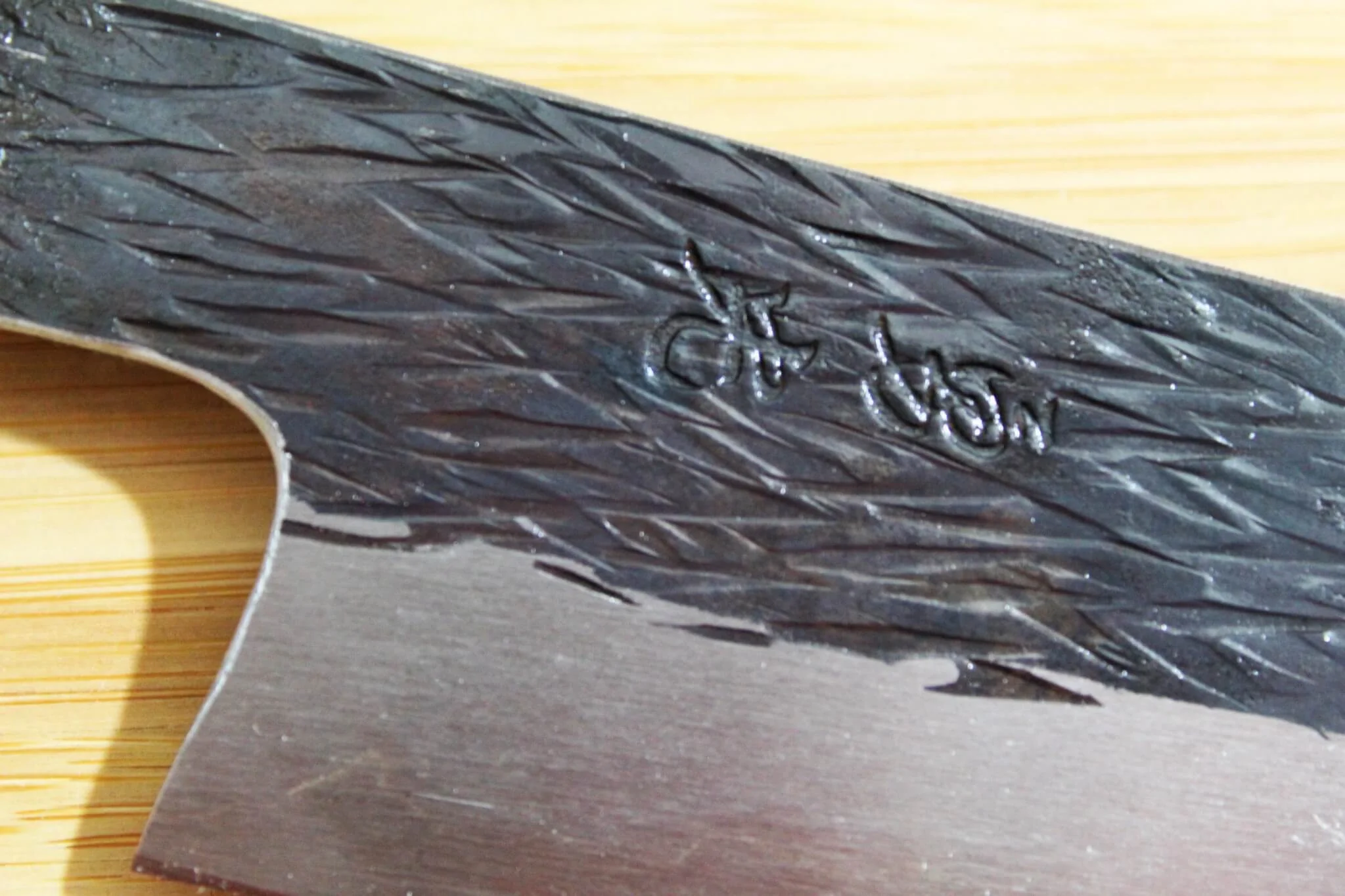 Isamitsu Shirogami #1 / White Steel #1 Petty 120 mm (4.7") / 150 mm (5.9") Keyaki Handle - Image 3