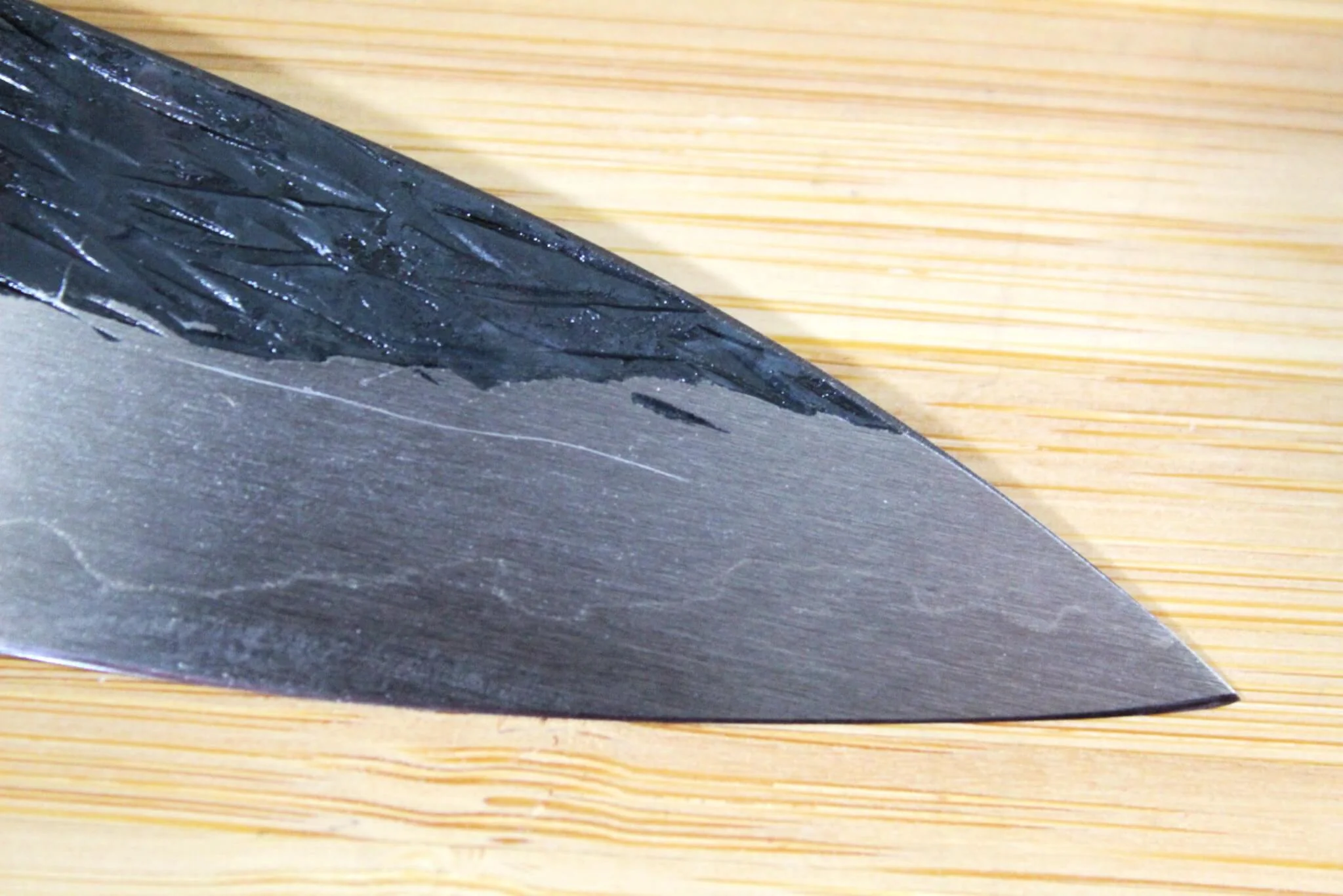 Isamitsu Shirogami #1 / White Steel #1 Petty 120 mm (4.7") / 150 mm (5.9") Keyaki Handle - Image 4