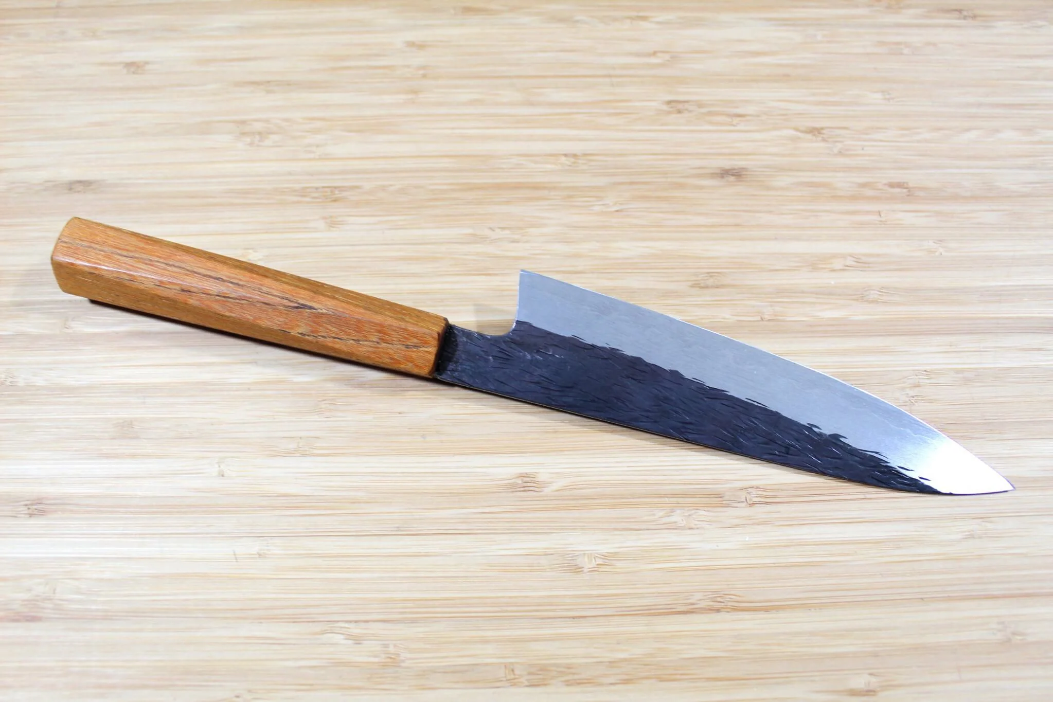 Isamitsu Shirogami #1 / White Steel #1 Petty 120 mm (4.7") / 150 mm (5.9") Keyaki Handle - Image 5
