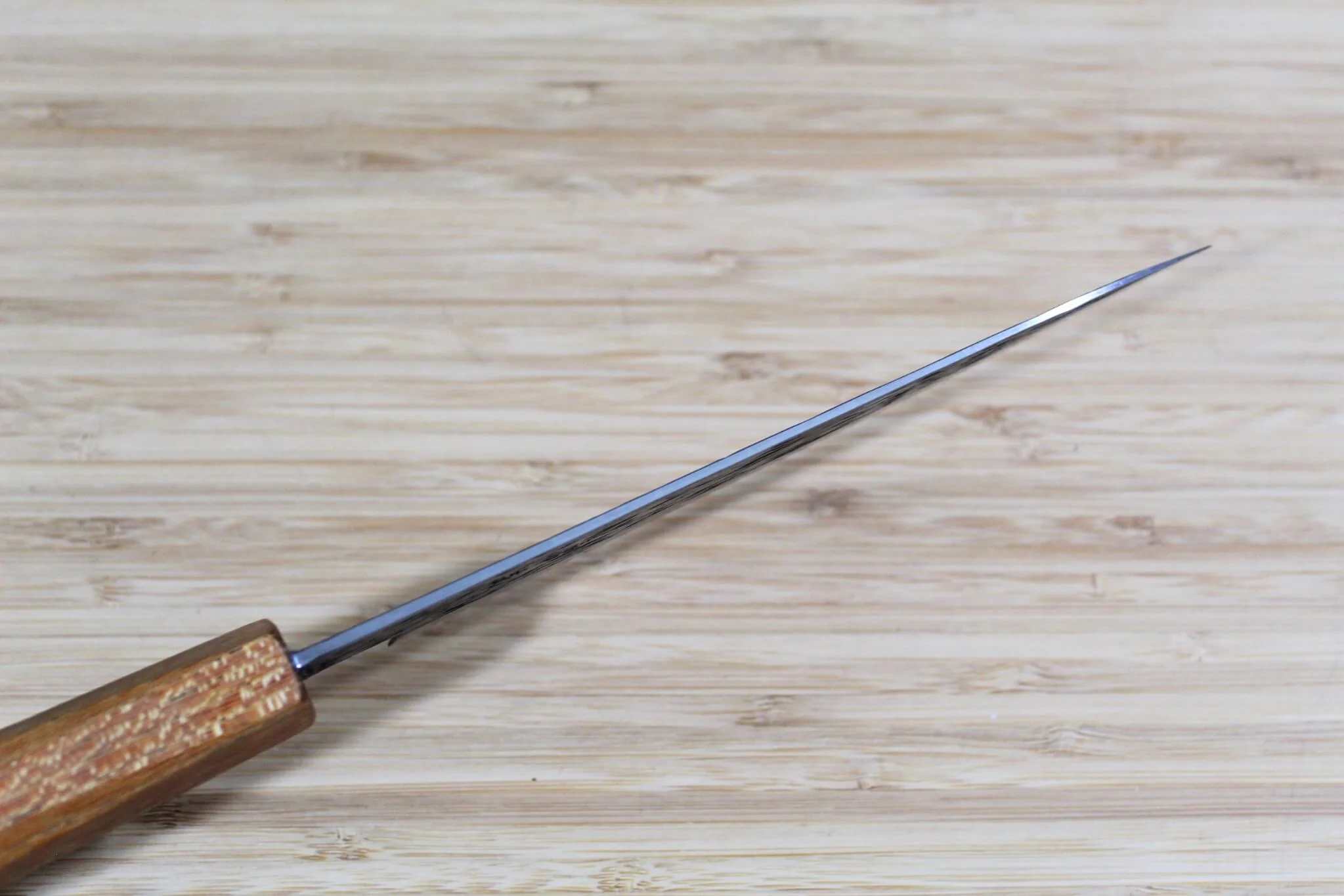 Isamitsu Shirogami #1 / White Steel #1 Petty 120 mm (4.7") / 150 mm (5.9") Keyaki Handle - Image 6