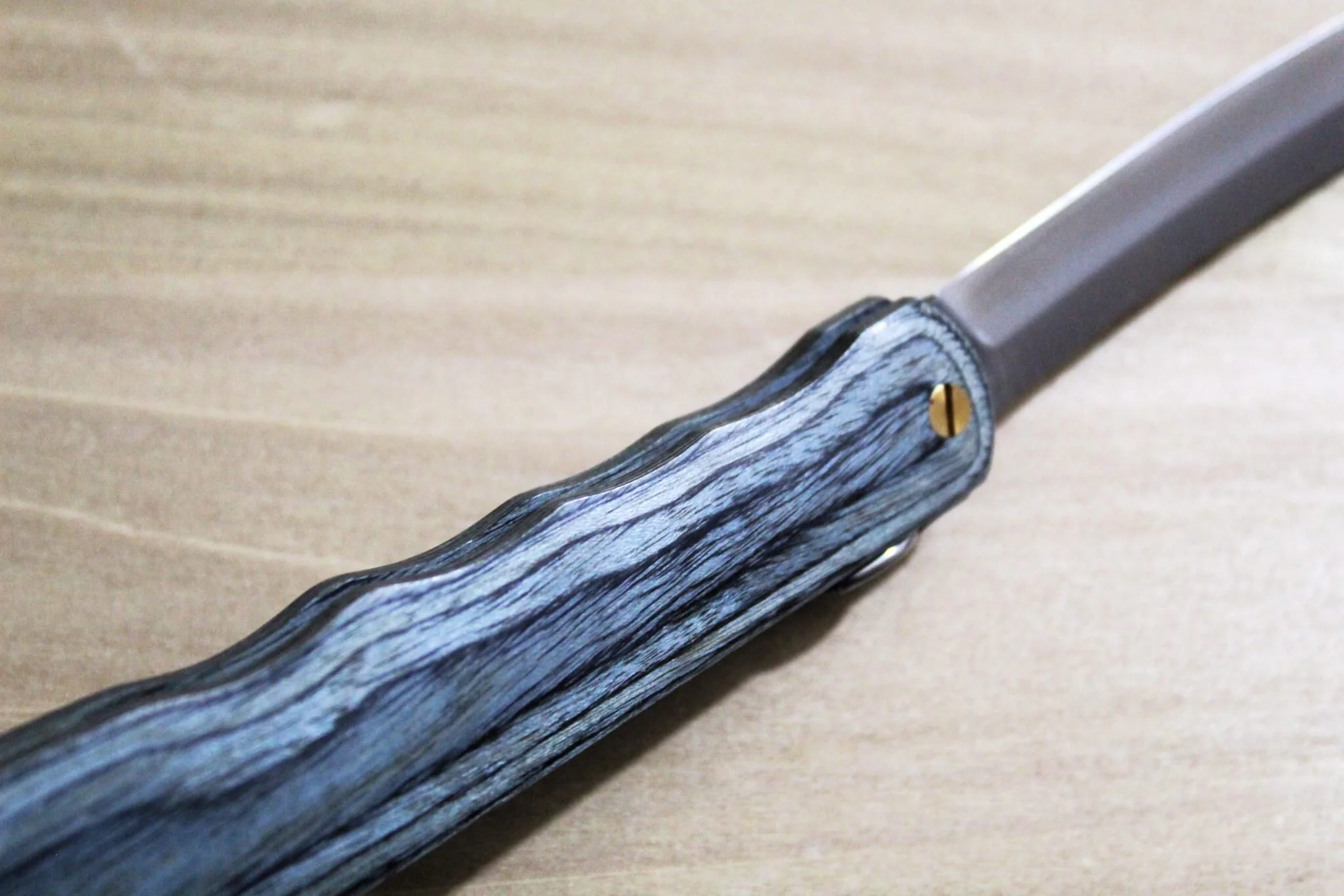 Higonokami Woody VG-10 Folding Pocket Knife Sora (Blue) - Image 6