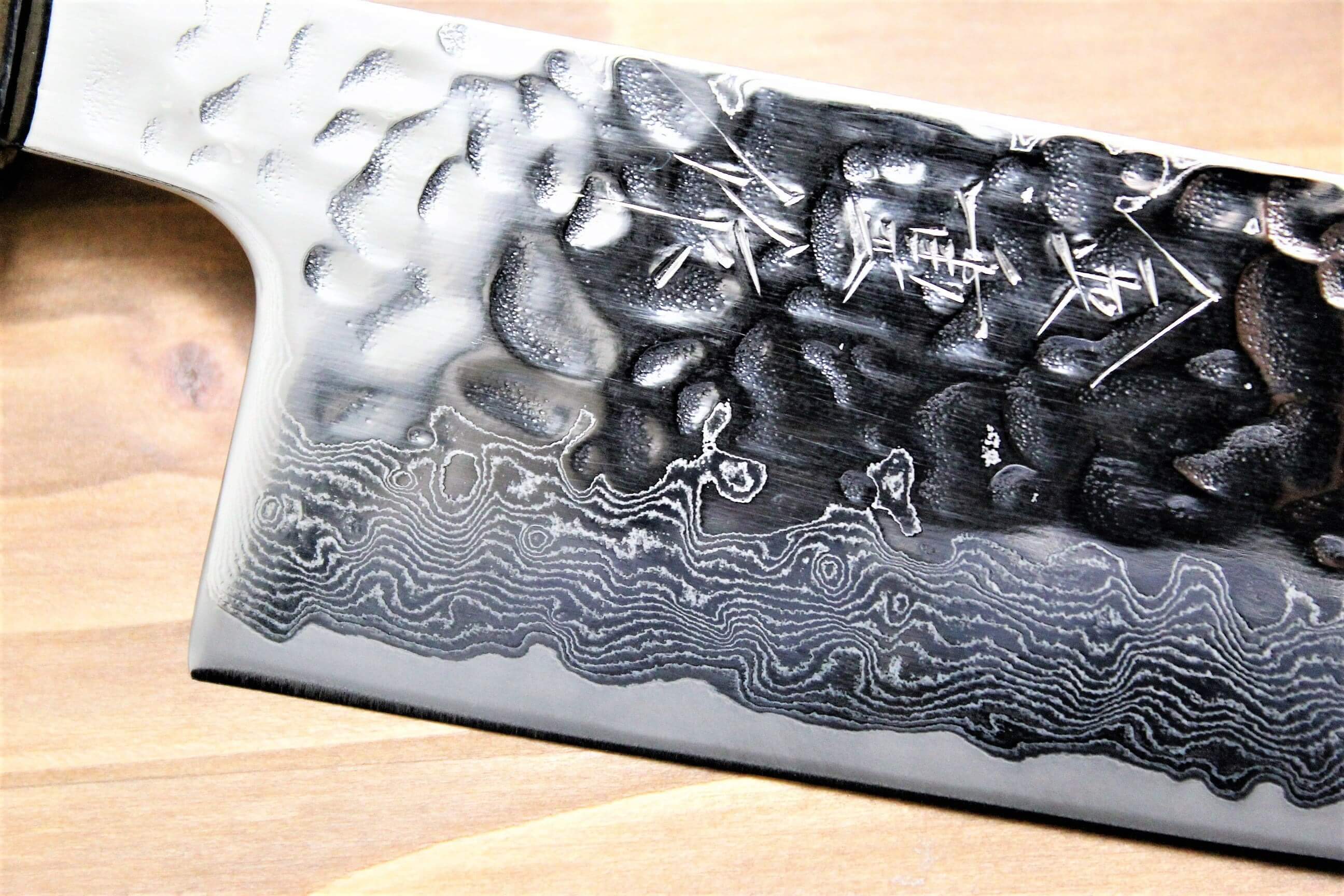 Kaneshige Hamono 10A Nickel Damascus 67 Layer Kiritsuke Gyuto Knife 210 mm (8.2") - Image 3