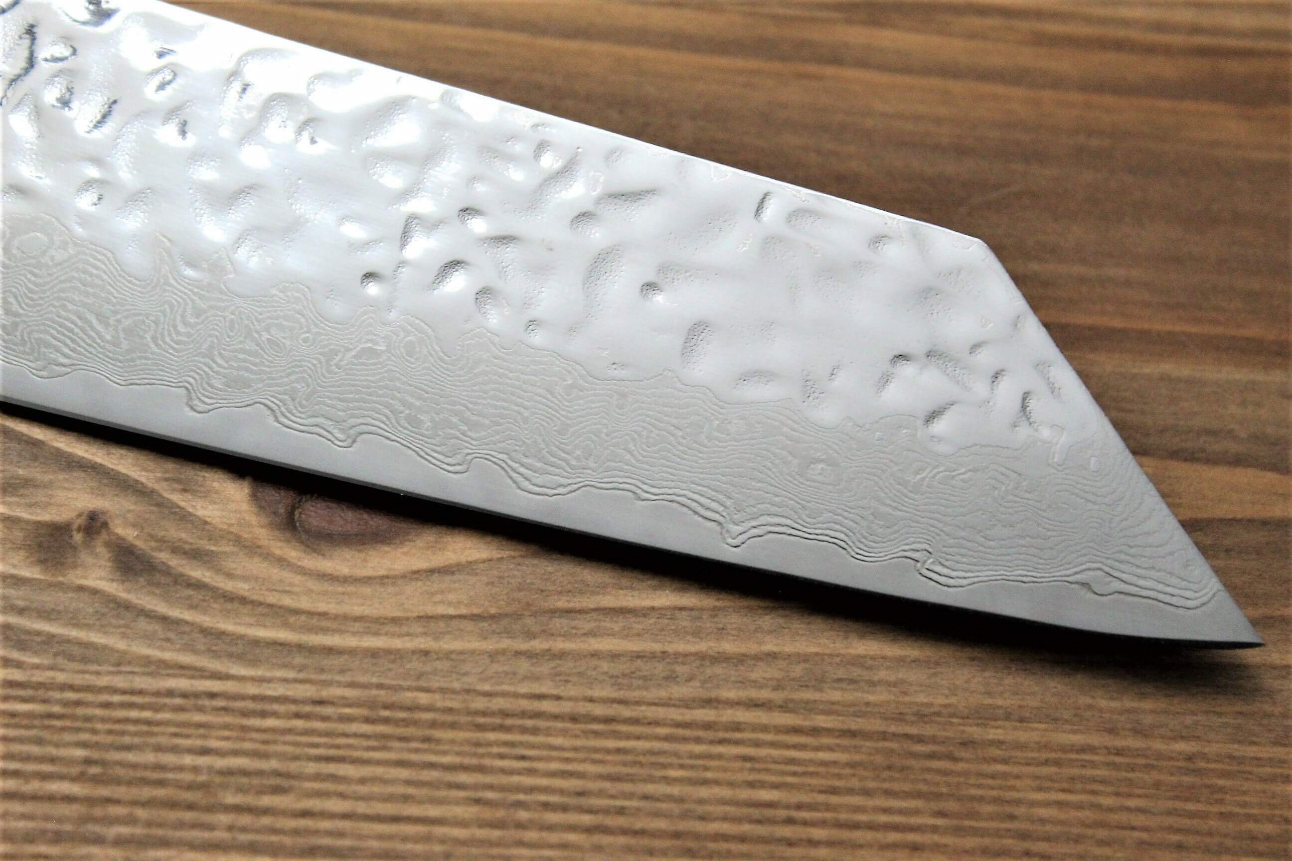 Kaneshige Hamono 10A Nickel Damascus 67 Layer Kiritsuke Gyuto Knife 210 mm (8.2") - Image 4