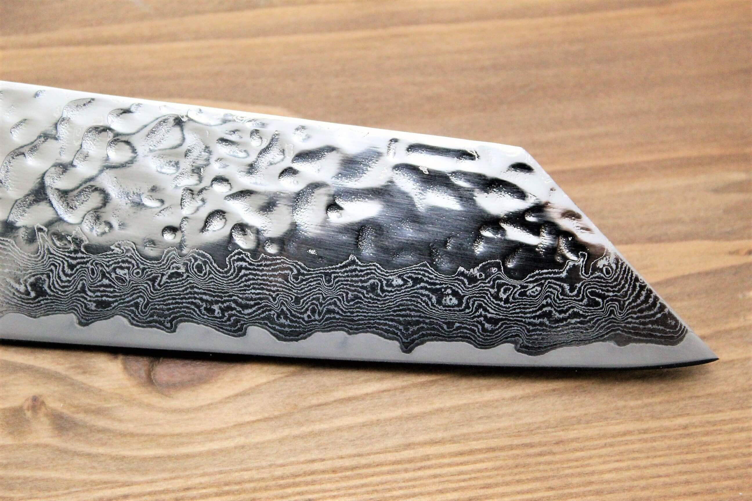 Kaneshige Hamono 10A Nickel Damascus 67 Layer Kiritsuke Gyuto Knife 210 mm (8.2") - Image 5