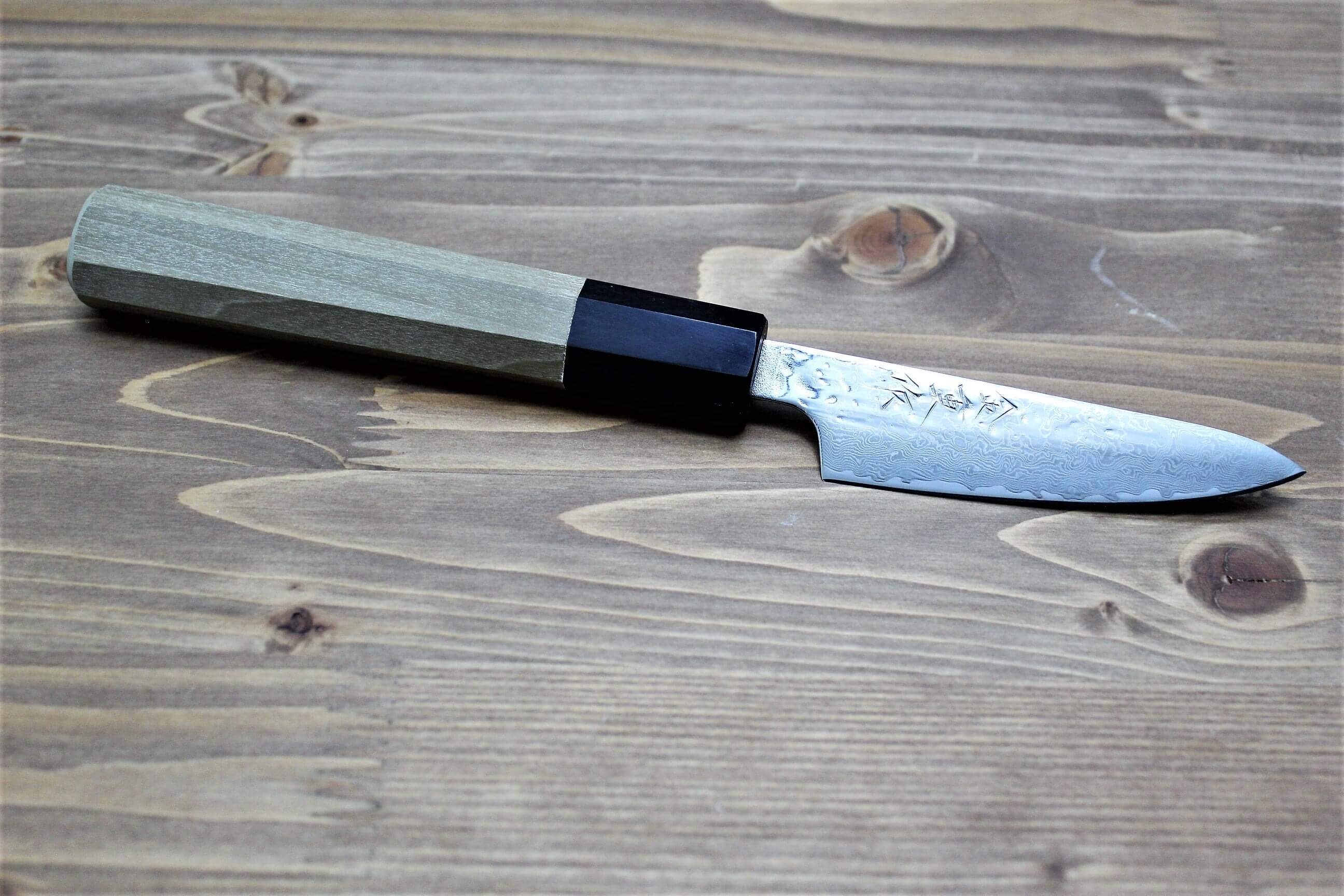 Kaneshige Hamono 10A Nickel Damascus 67 Layer Petty Knife 150 mm (5.9") - Image 10
