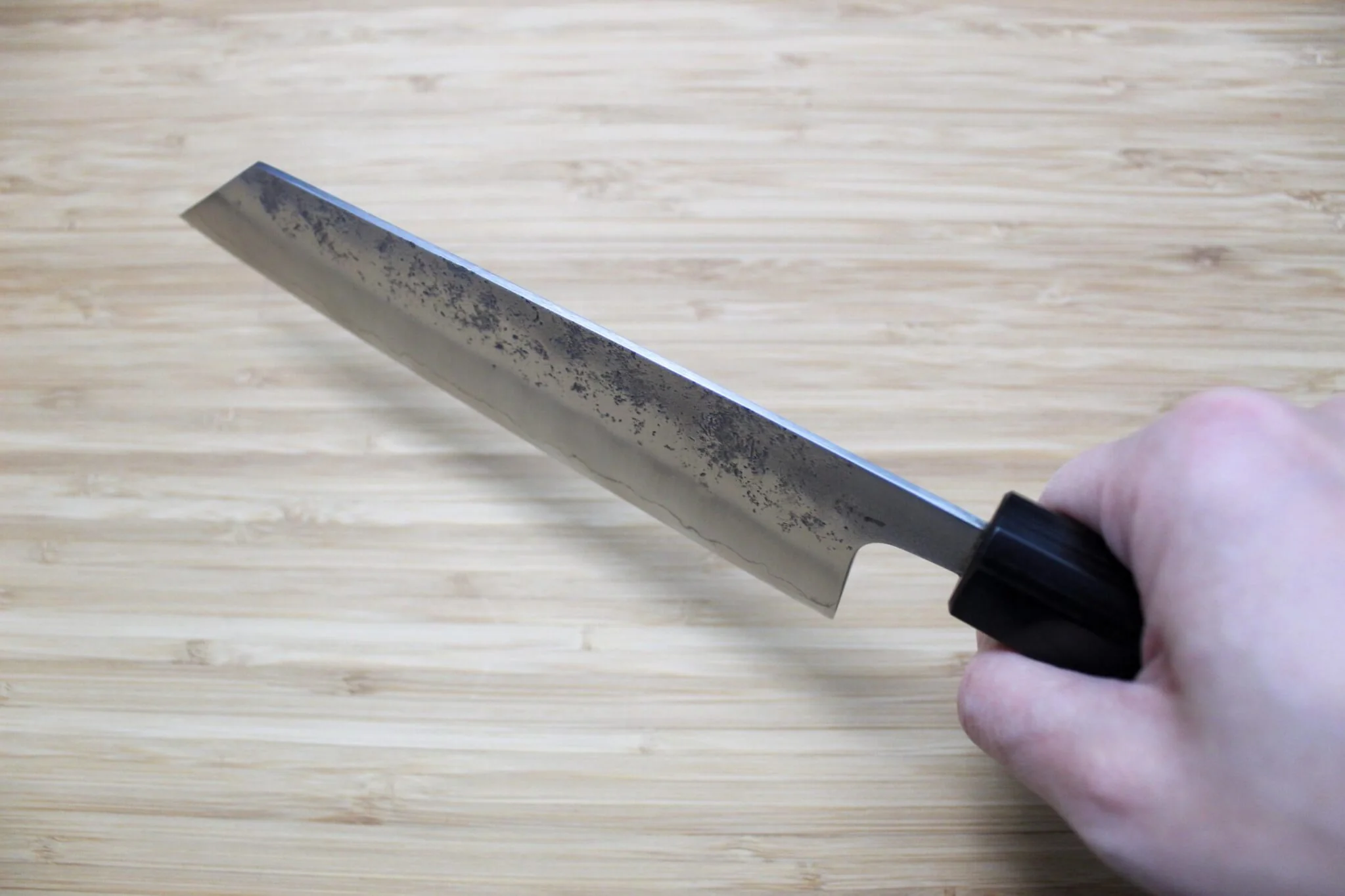 Kaneshige Hamono Ginsan Nashiji Bunka Knife 210 mm (8.2") - Image 11