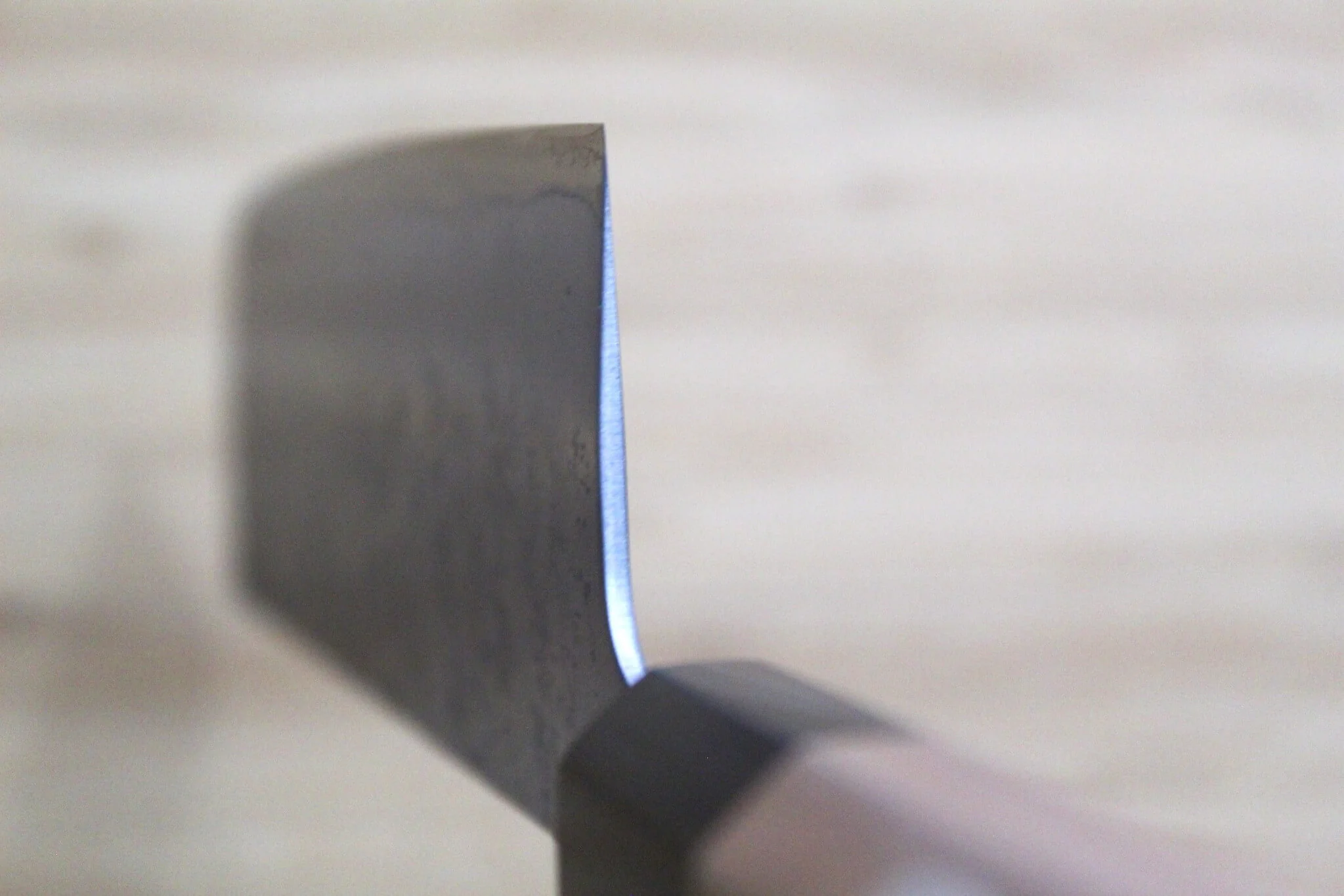 Kaneshige Hamono Ginsan Nashiji Nakiri Knife 165 mm (6.5") Cherry Handle - Image 10