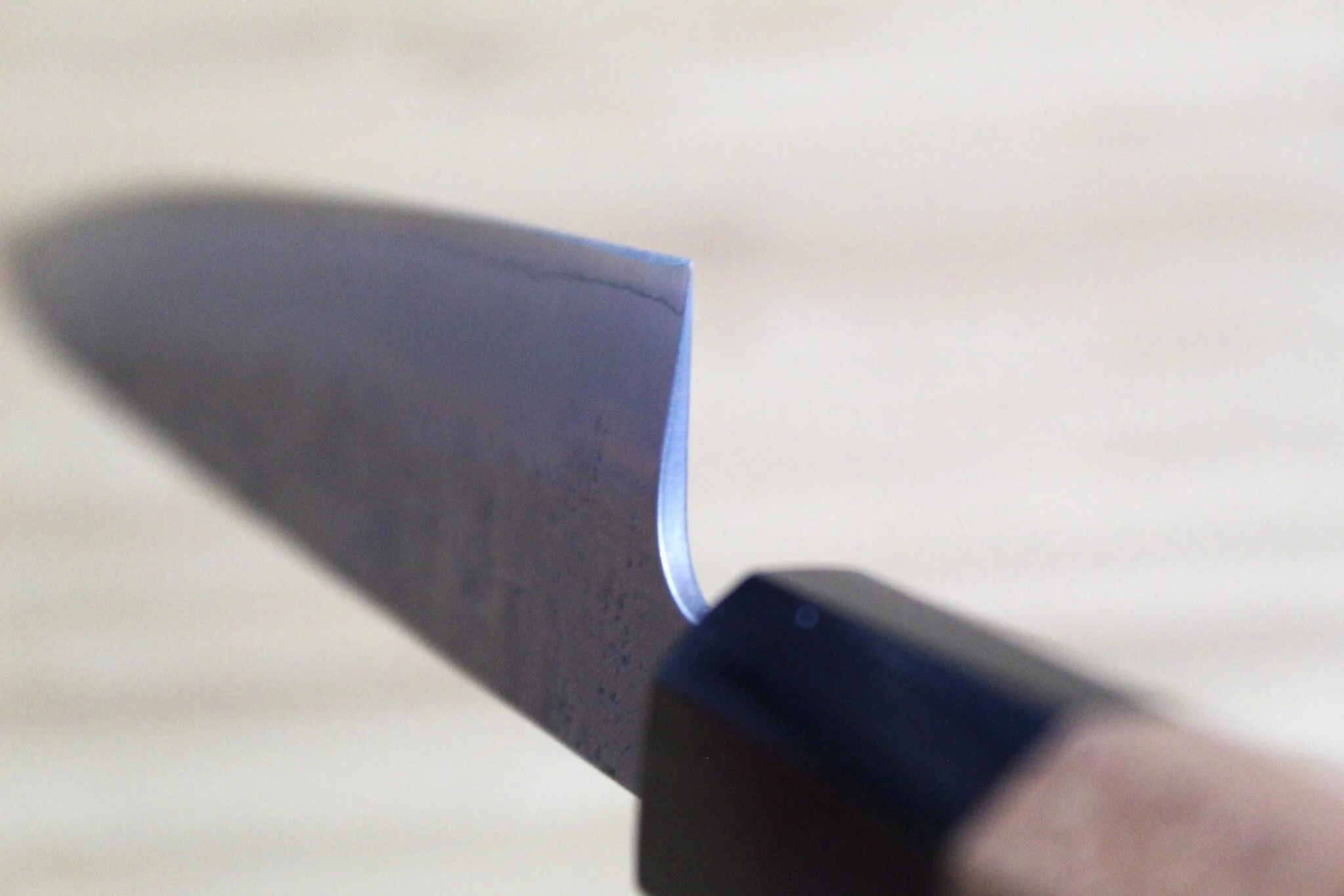 Kaneshige Hamono Ginsan Nashiji Petty Knife 150 mm (5.9") Cherry Handle - Image 10