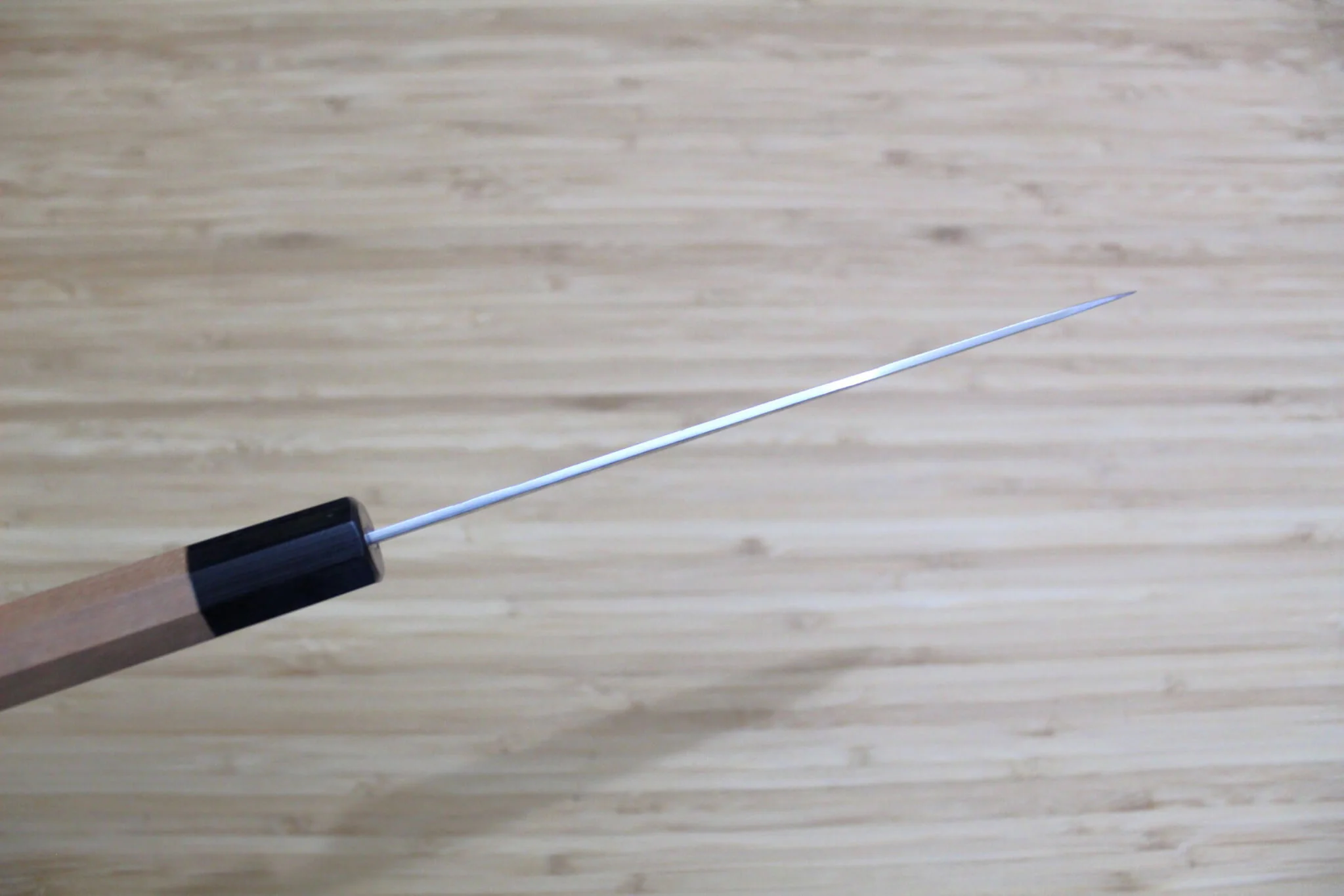 Kaneshige Hamono Ginsan Nashiji Petty Knife 150 mm (5.9") Cherry Handle - Image 7