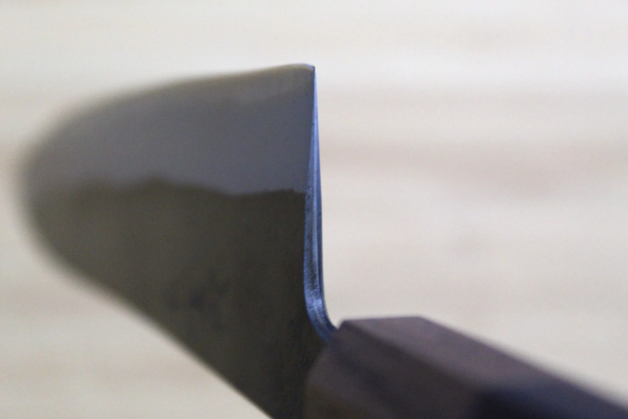 Kaneshige Hamono Kurouchi Aoniko Gyuto Knife 210 mm (8.2") Khii Ebony Handle - Image 7
