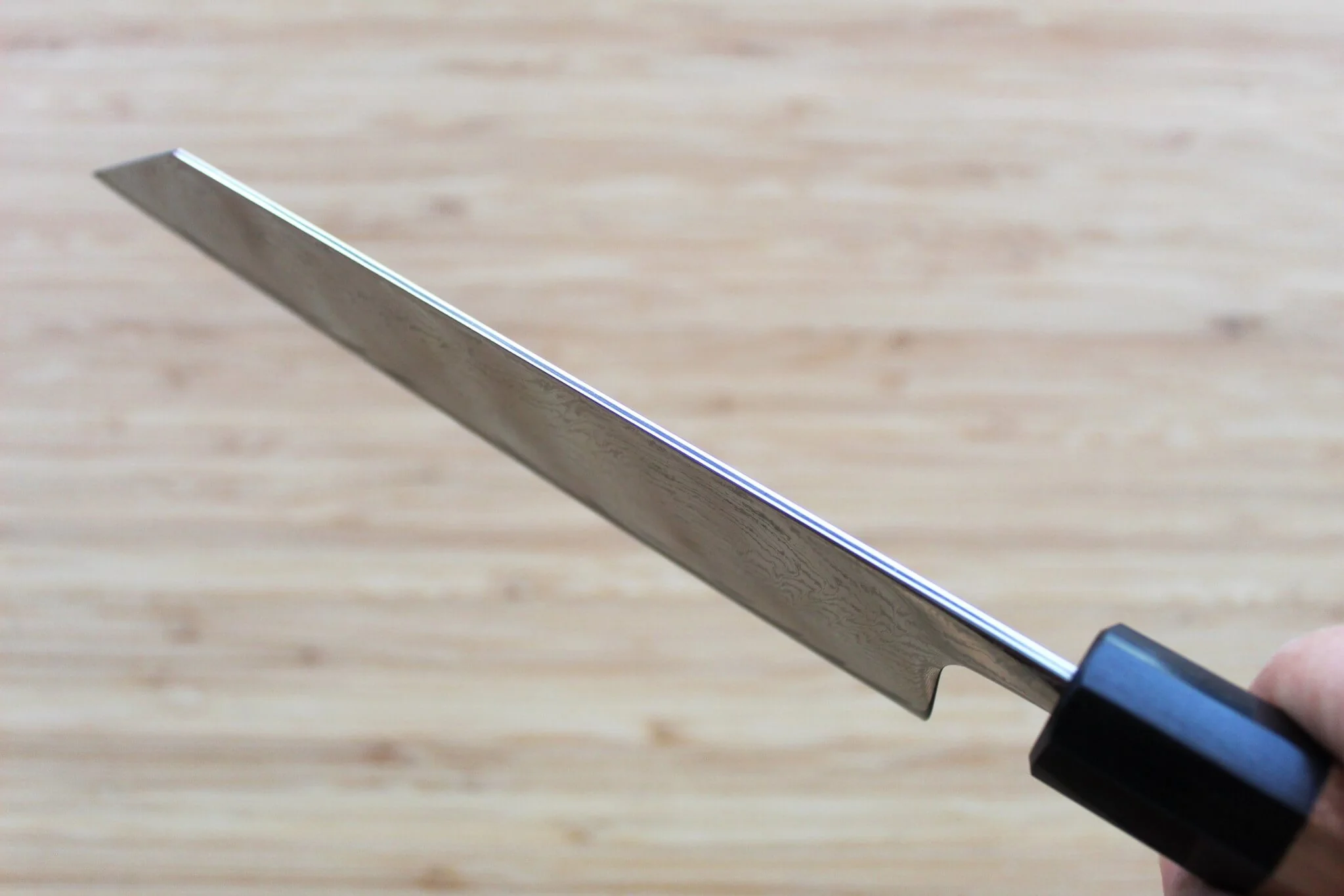 Kaneshige Hamono Vortex Nickle Damascus Bunka Knife 170 mm (6.7") - Image 10